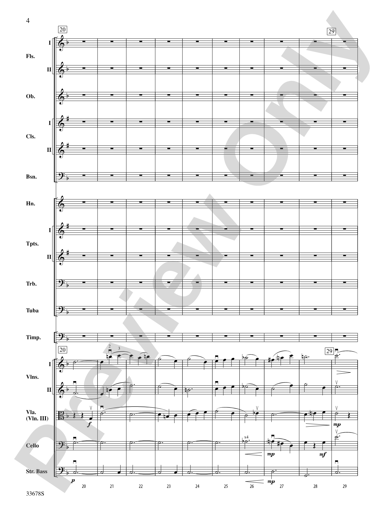 How Lovely Is Thy Dwelling Place: Full Orchestra Conductor Score & Parts