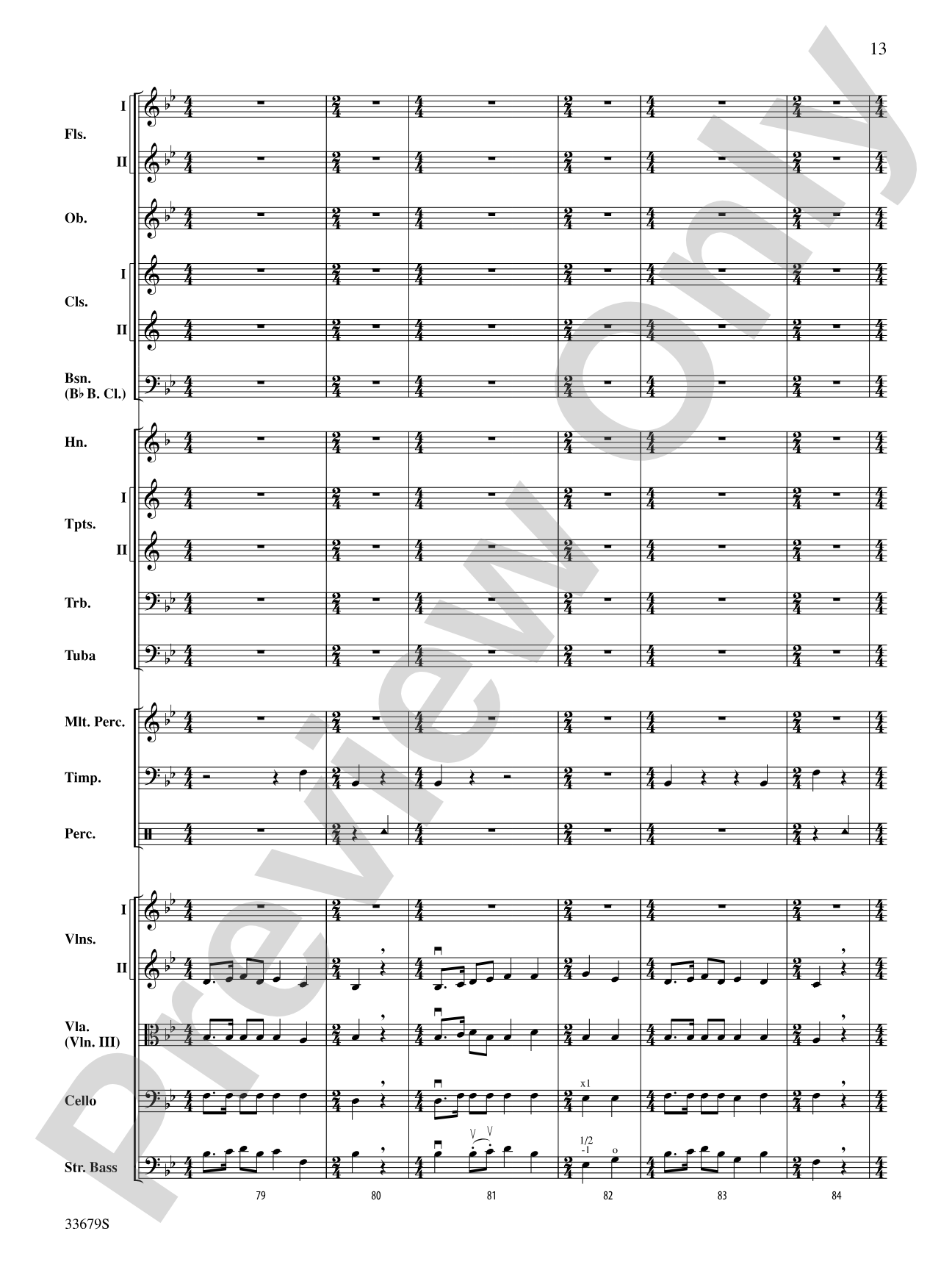 A Holst Christmas: Full Orchestra Conductor Score & Parts