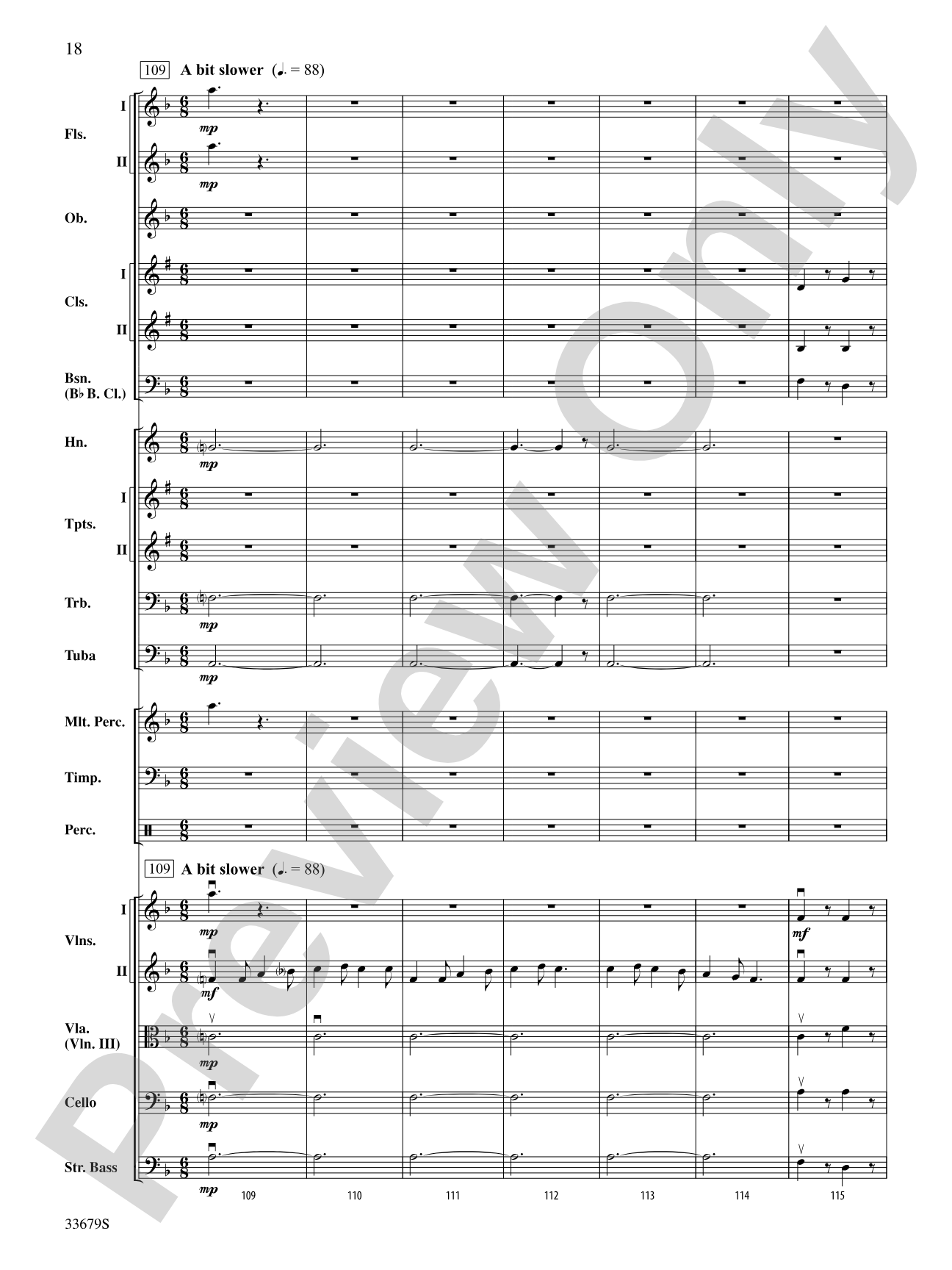 A Holst Christmas: Full Orchestra Conductor Score & Parts
