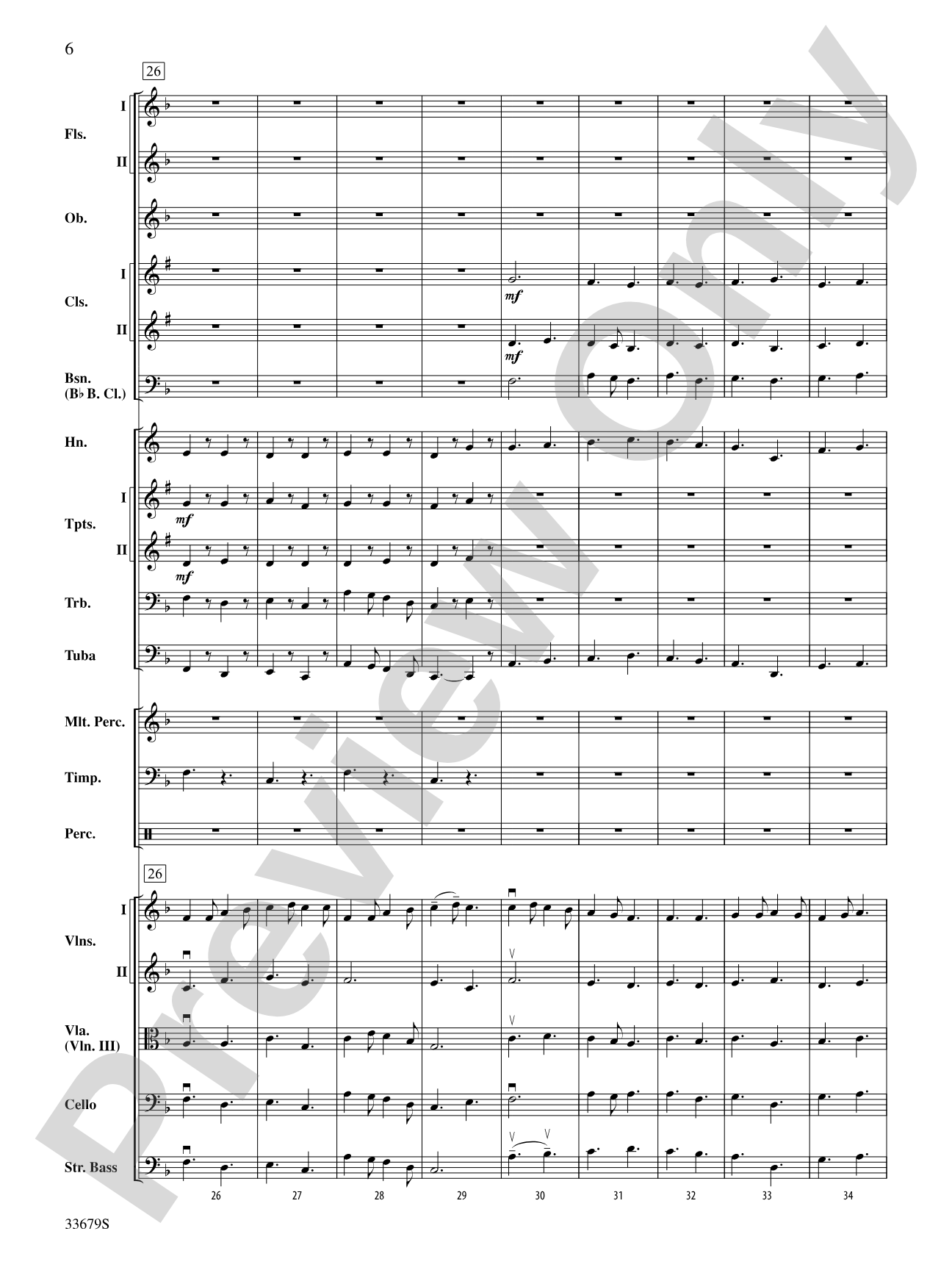 A Holst Christmas: Full Orchestra Conductor Score & Parts