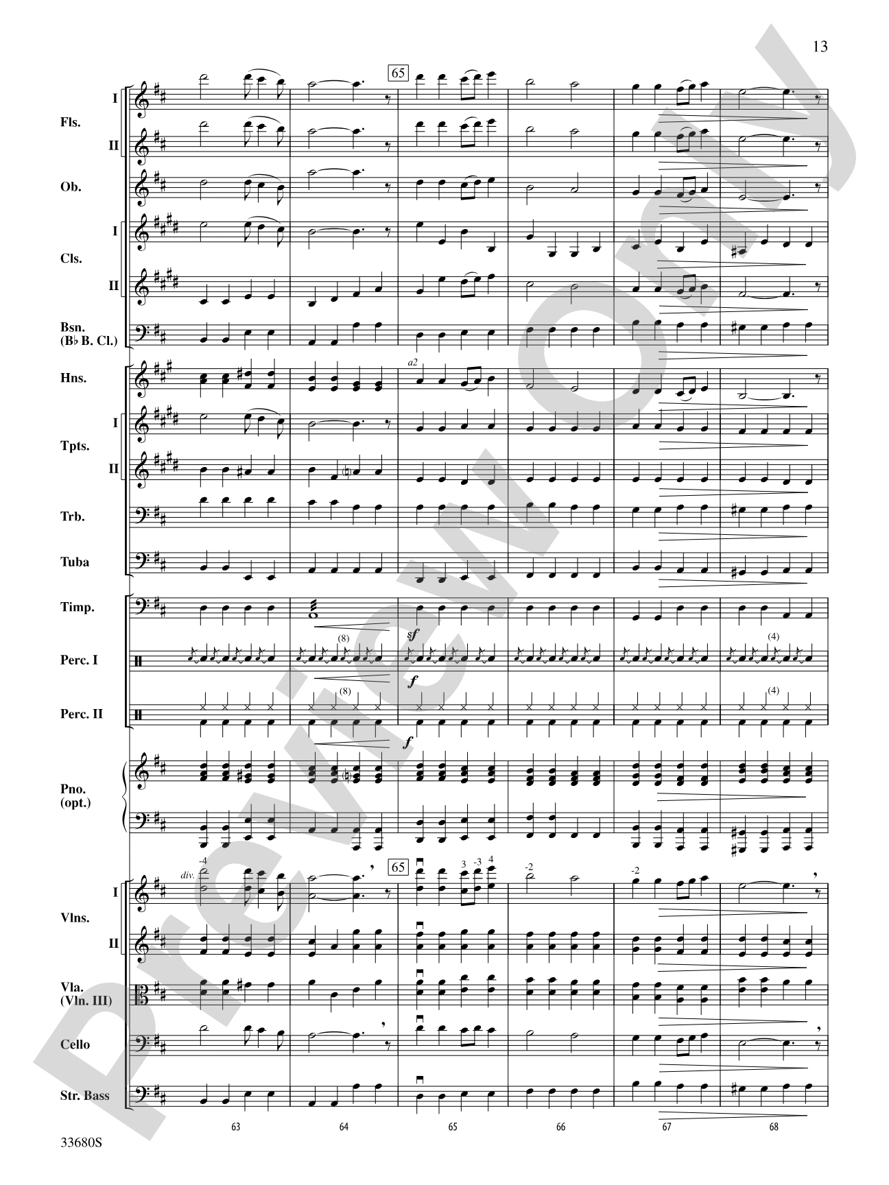 Pomp and Circumstance: Full Orchestra Conductor Score & Parts