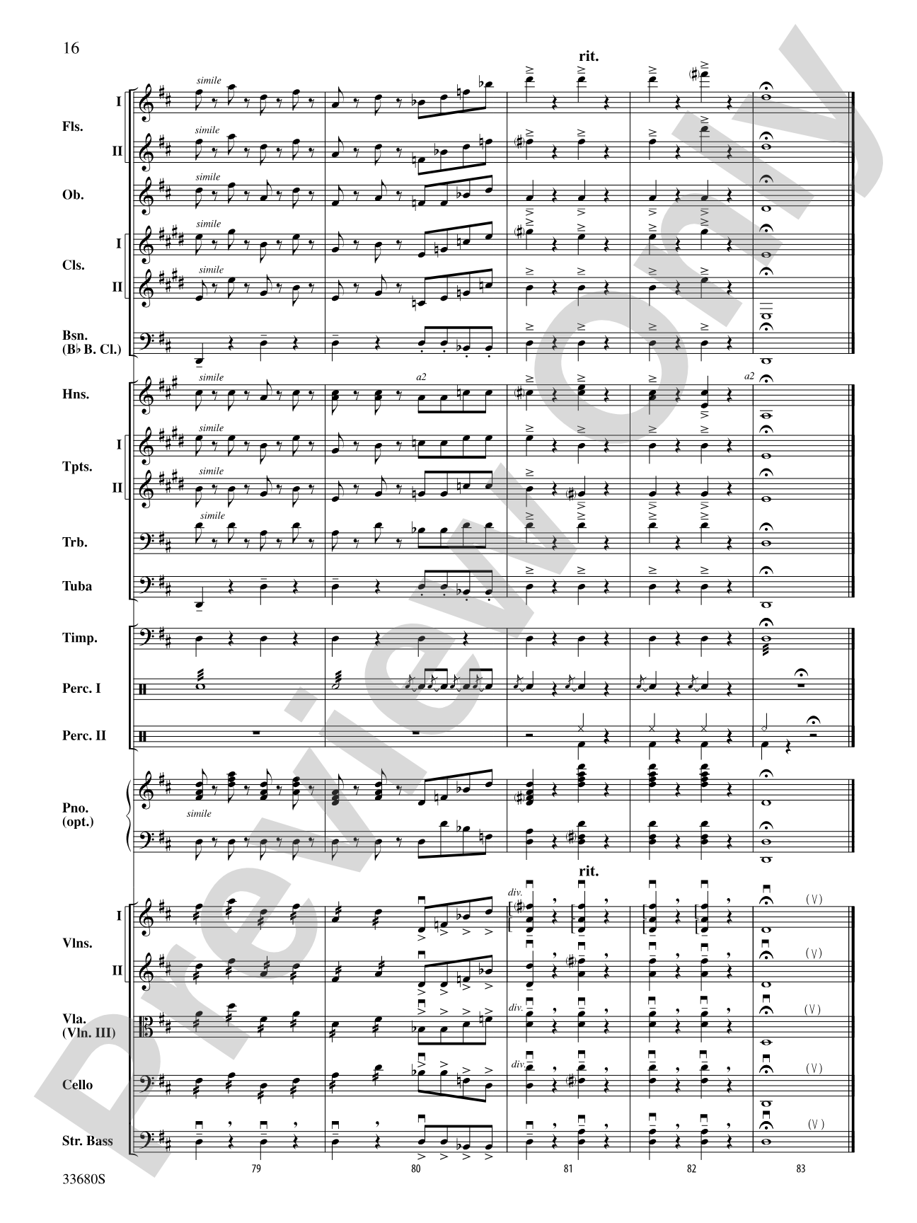 Pomp and Circumstance: Full Orchestra Conductor Score & Parts