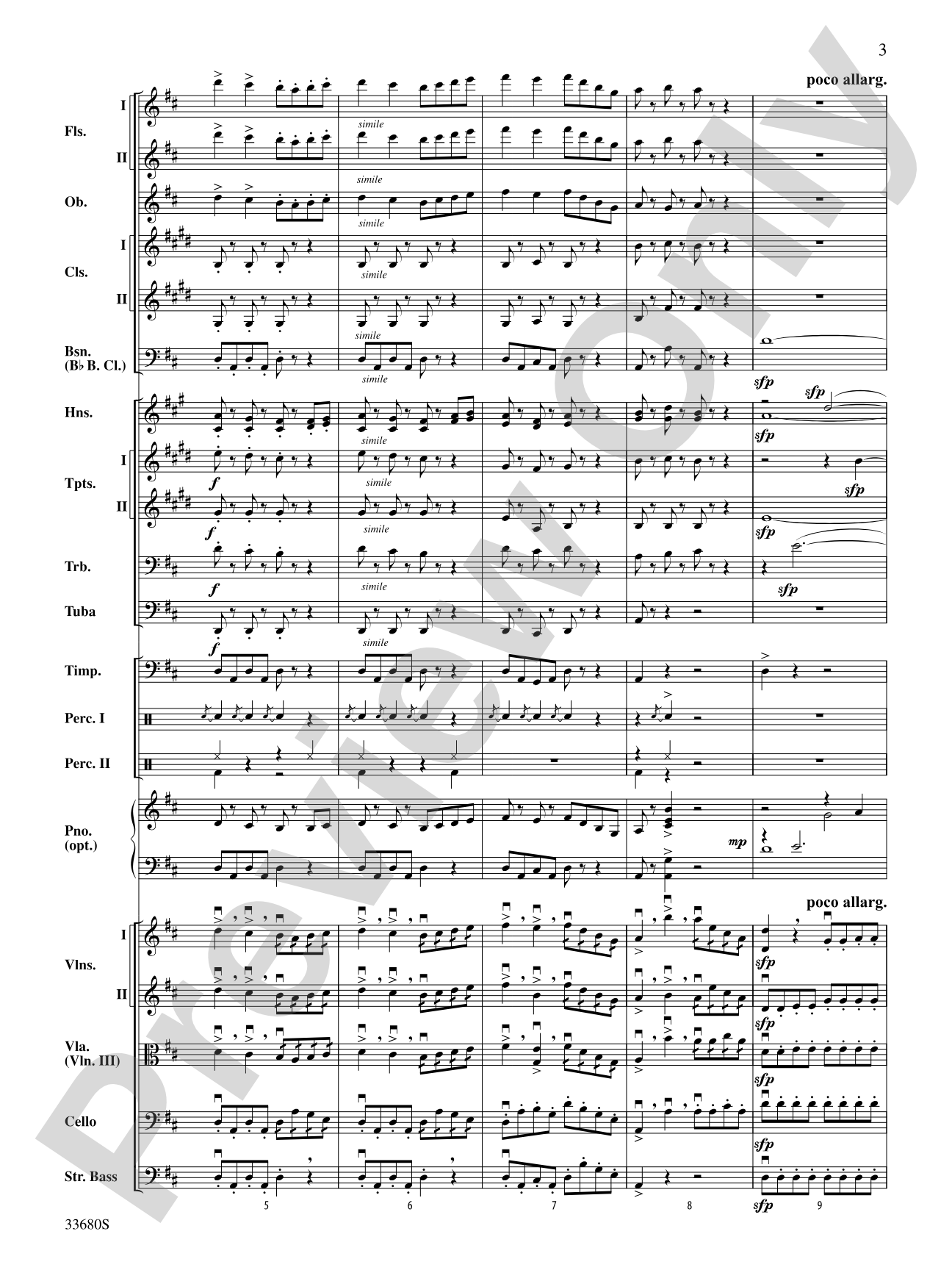 Pomp and Circumstance: Full Orchestra Conductor Score & Parts