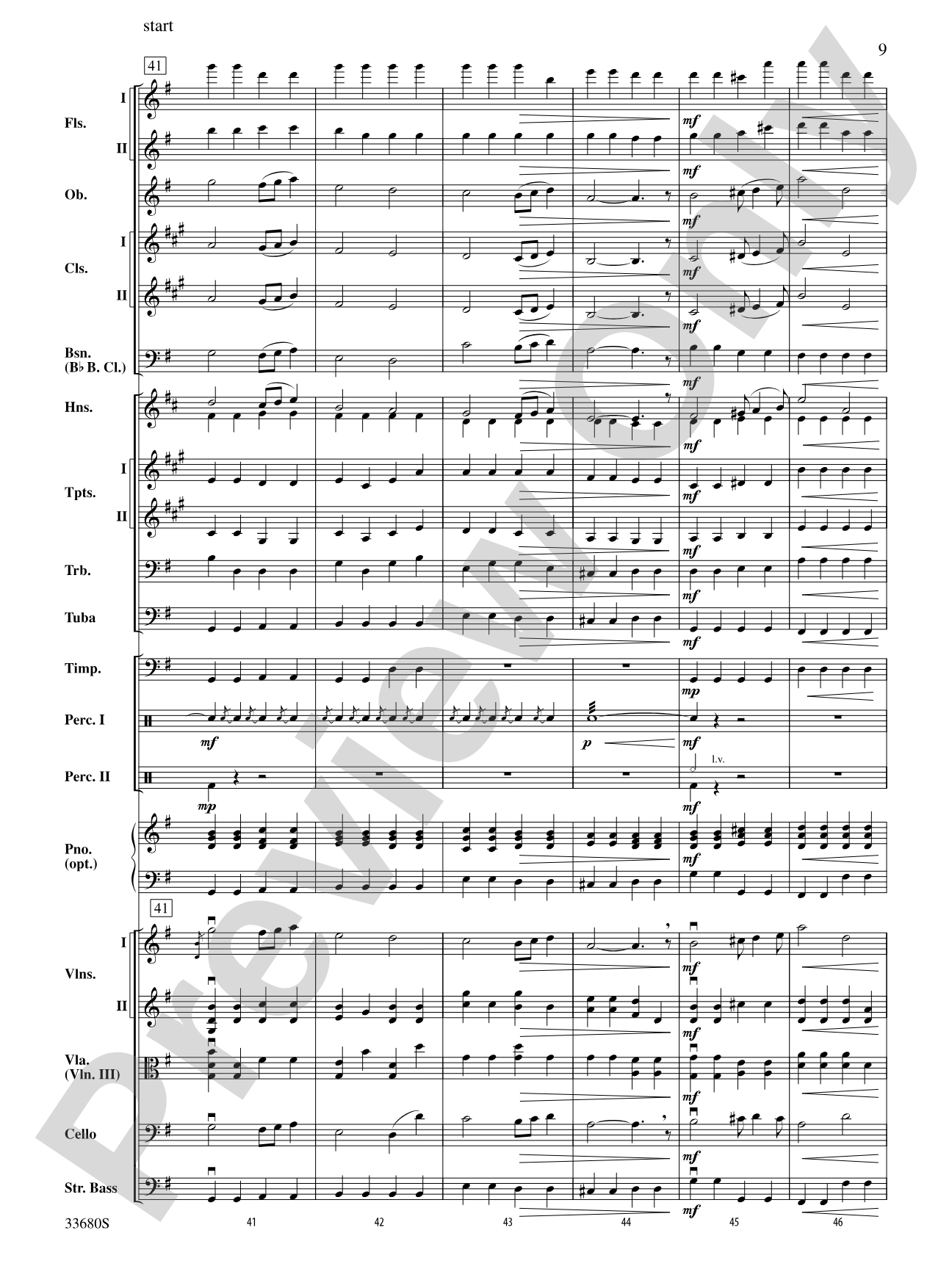 Pomp and Circumstance: Full Orchestra Conductor Score & Parts