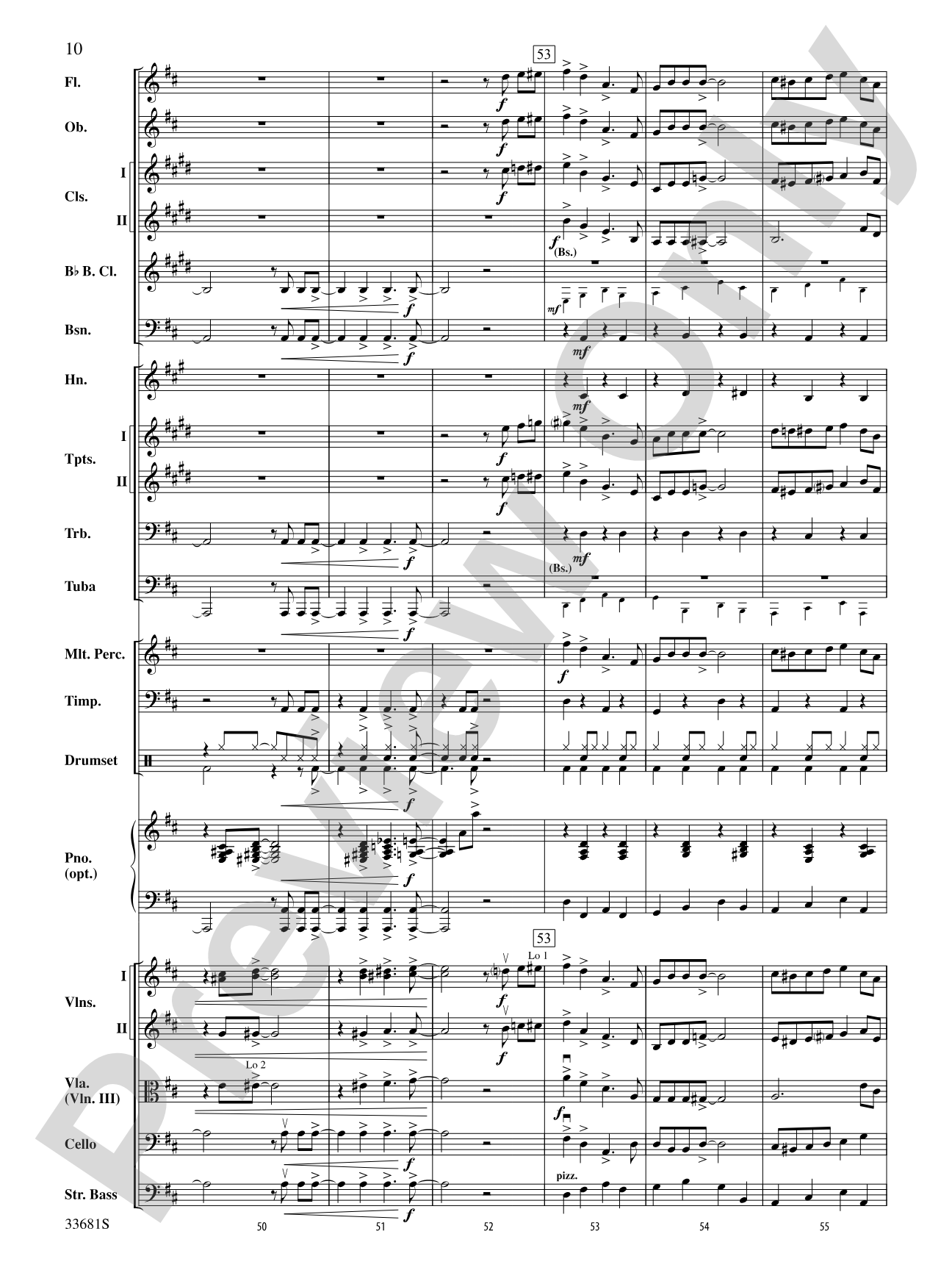 Jazzy Little Brown Jug: Full Orchestra Conductor Score & Parts