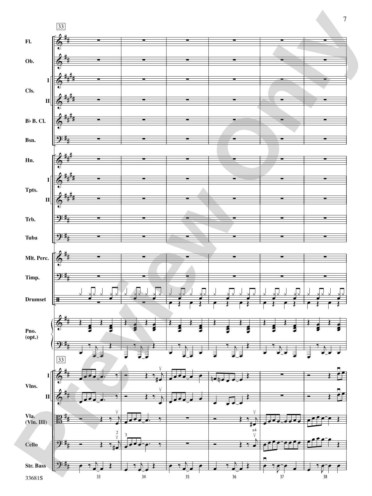 Jazzy Little Brown Jug: Full Orchestra Conductor Score & Parts