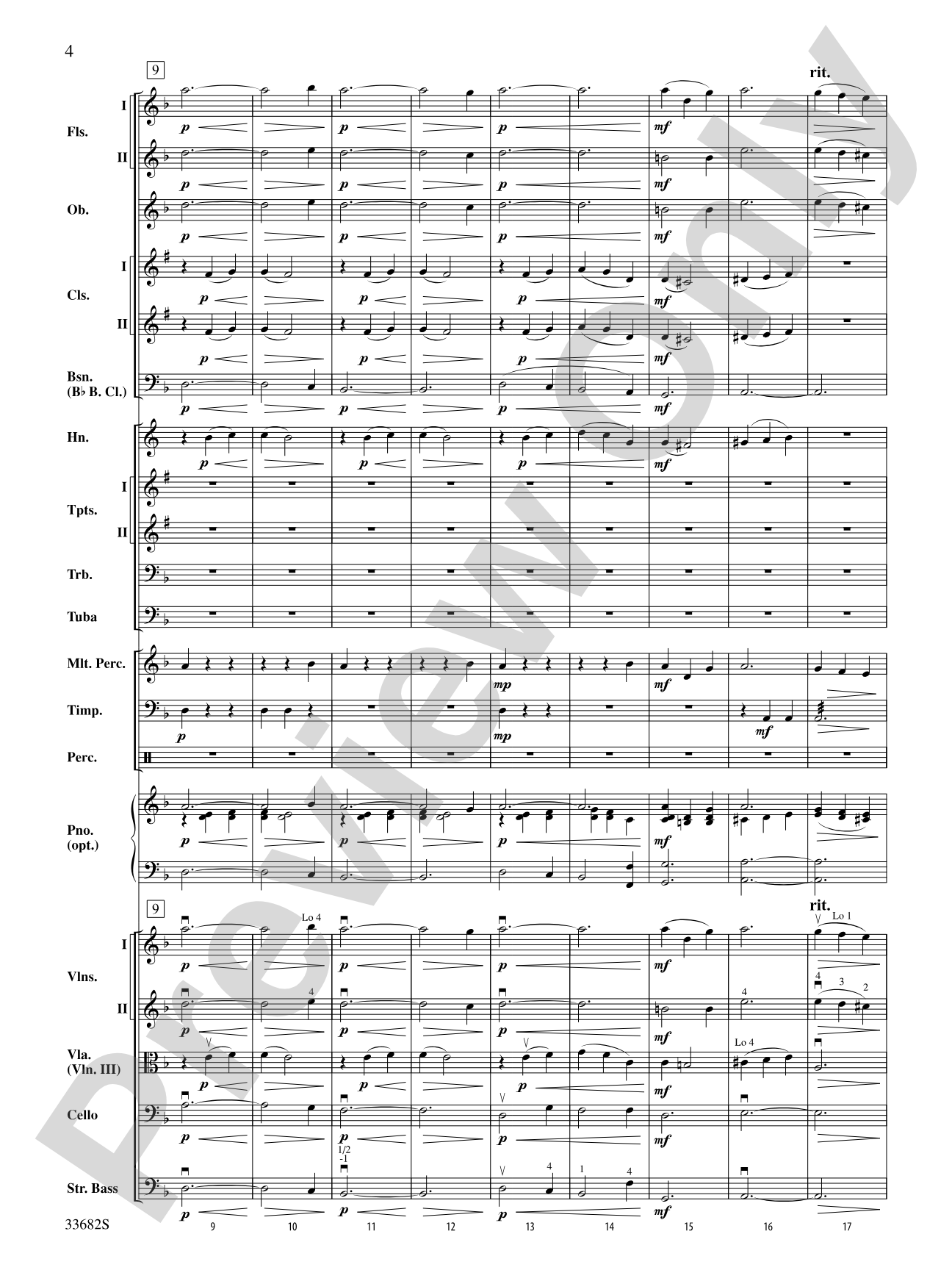 Coventry Carol: Full Orchestra Conductor Score & Parts
