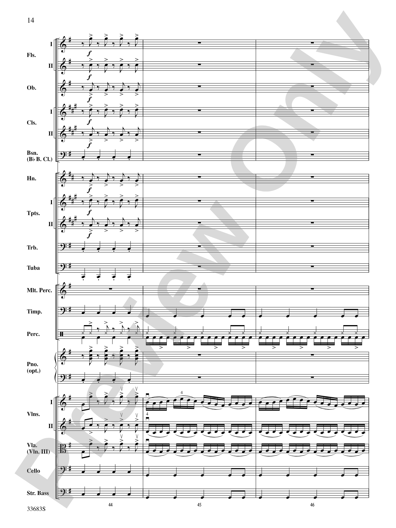 The Weasley Stomp (from Harry Potter and the Half-Blood Prince): Full Orchestra Conductor Score & Parts