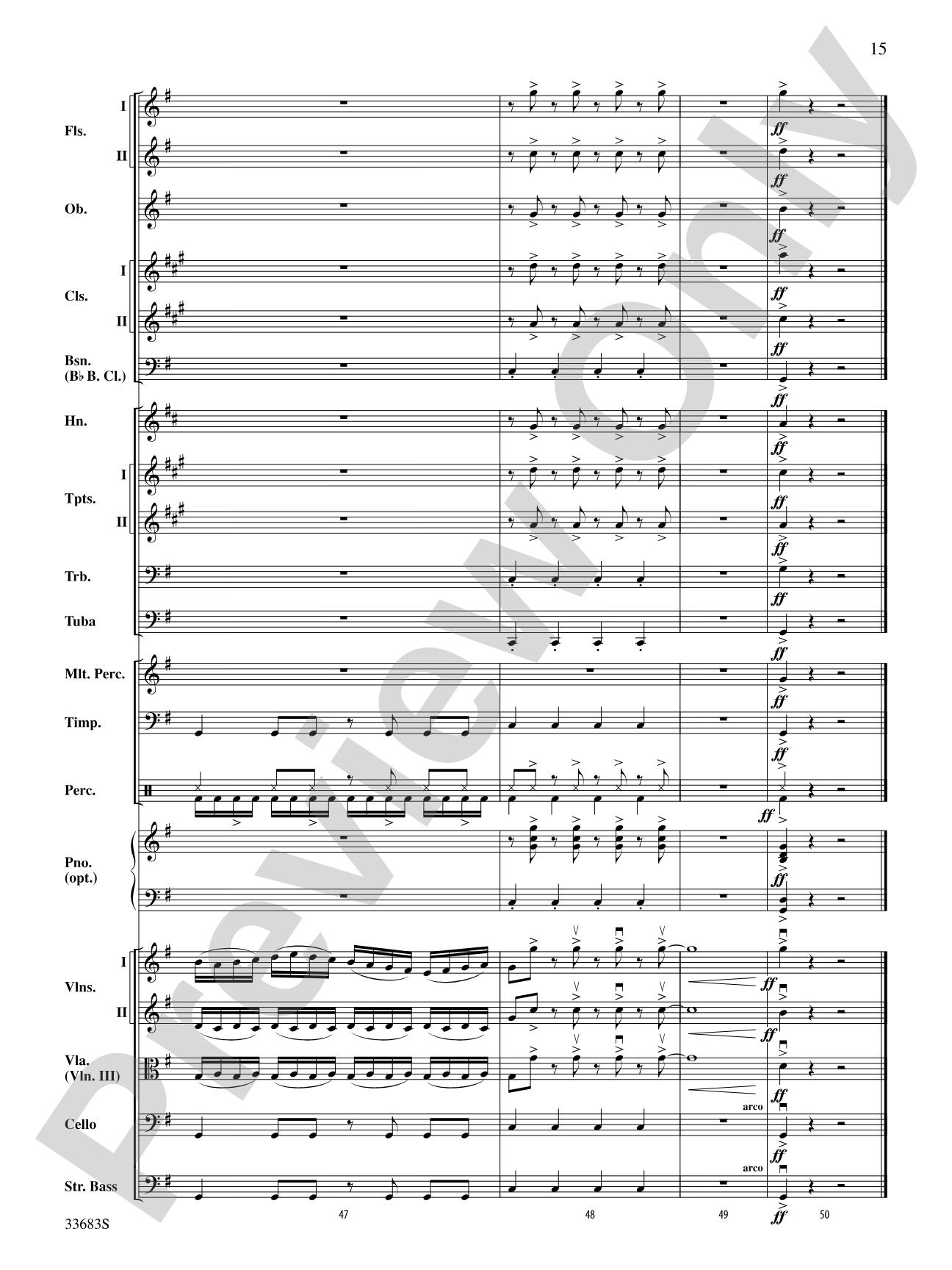 The Weasley Stomp (from Harry Potter and the Half-Blood Prince): Full Orchestra Conductor Score & Parts