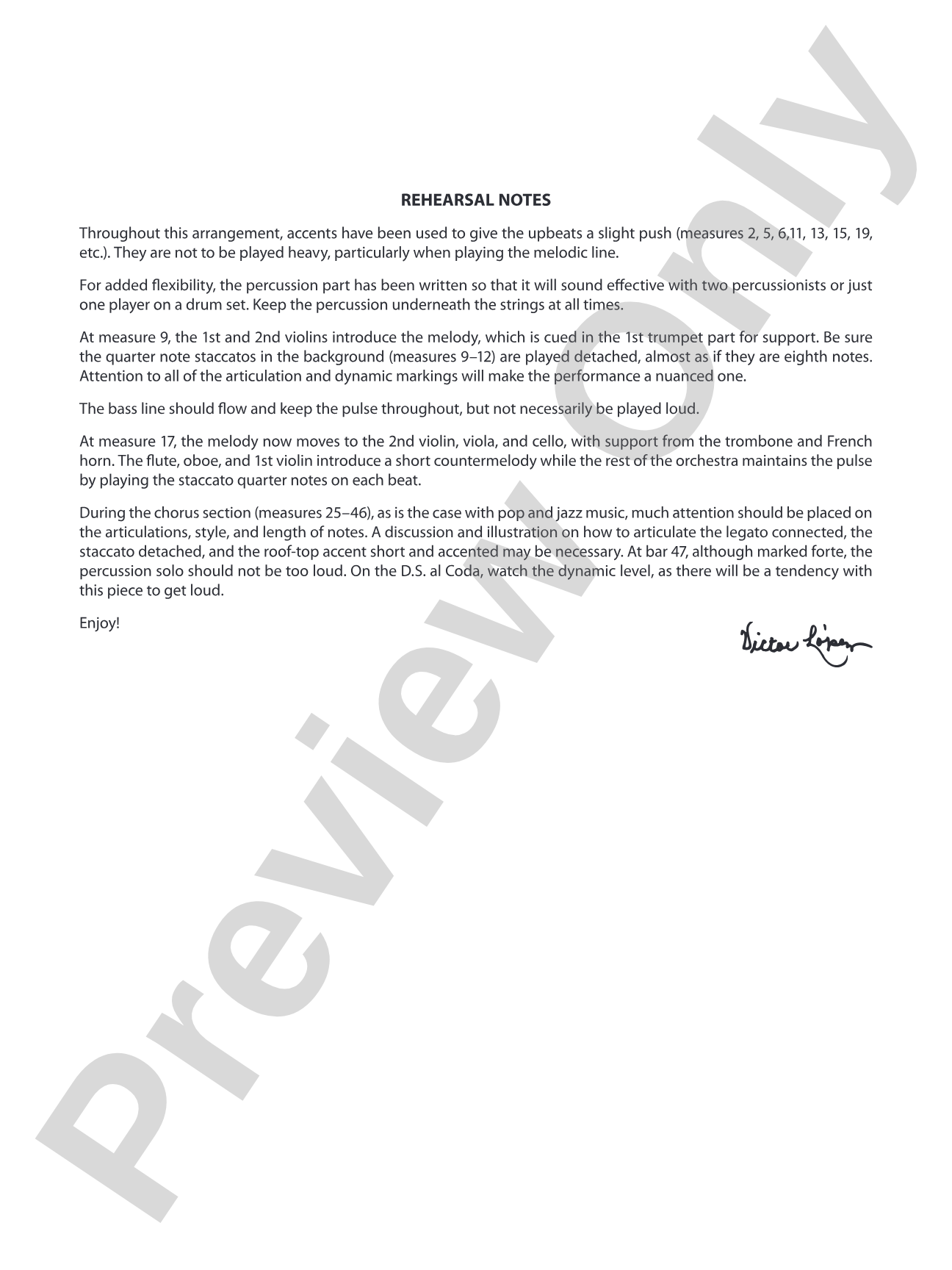 Fame (from the motion pictureFame): Full Orchestra Conductor Score & Parts