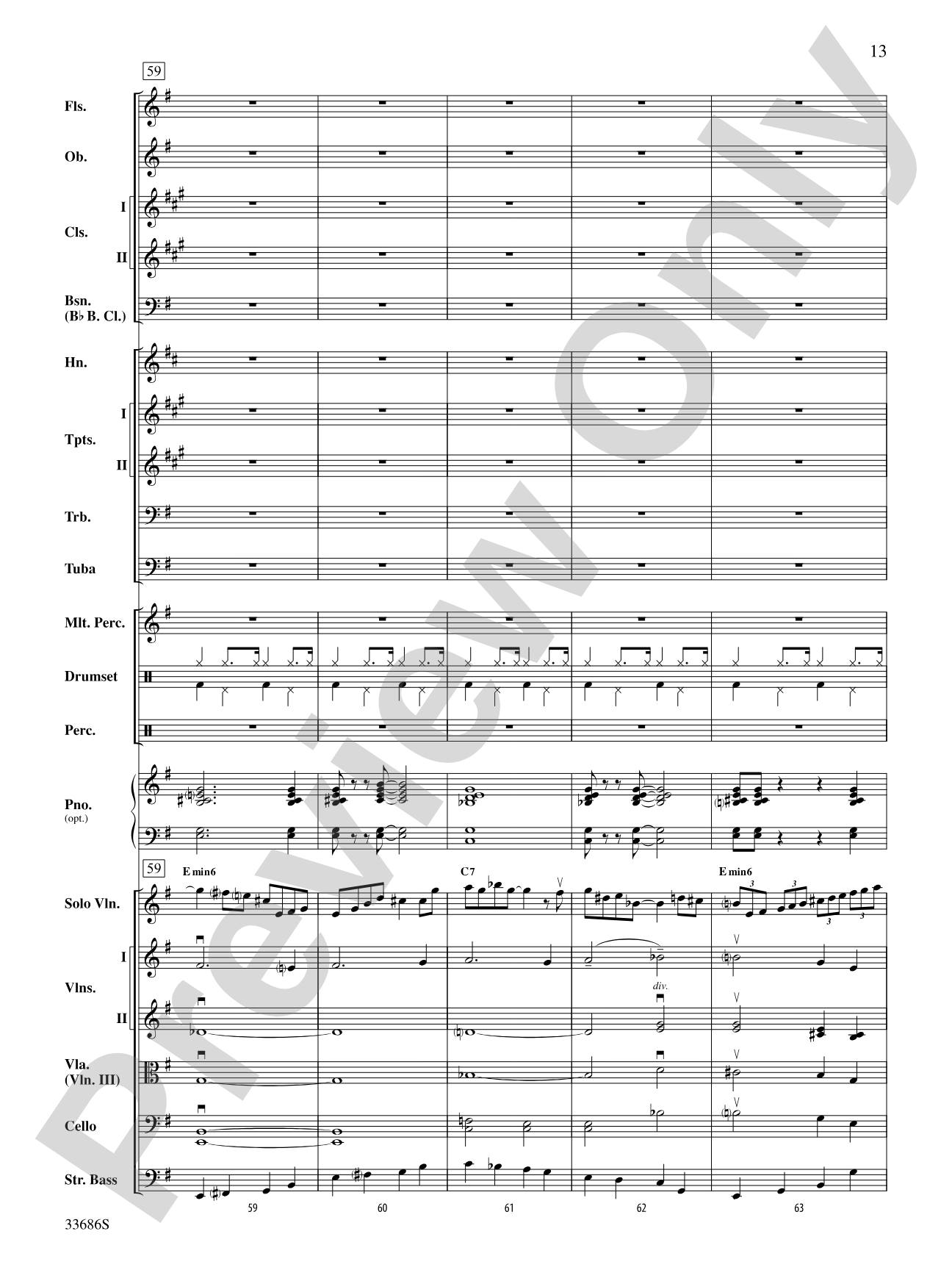 The Pink Panther: Full Orchestra Conductor Score & Parts