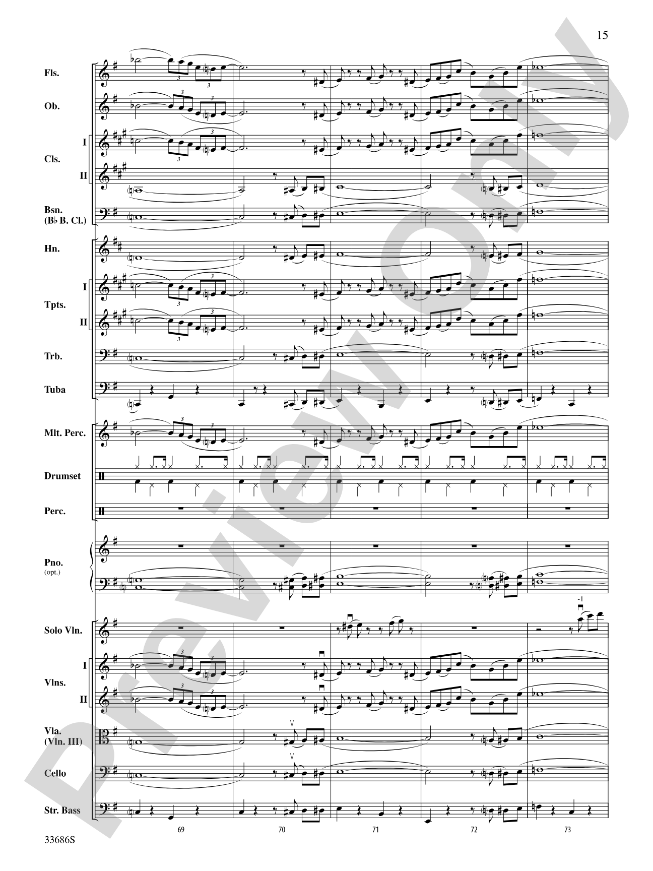 The Pink Panther: Full Orchestra Conductor Score & Parts