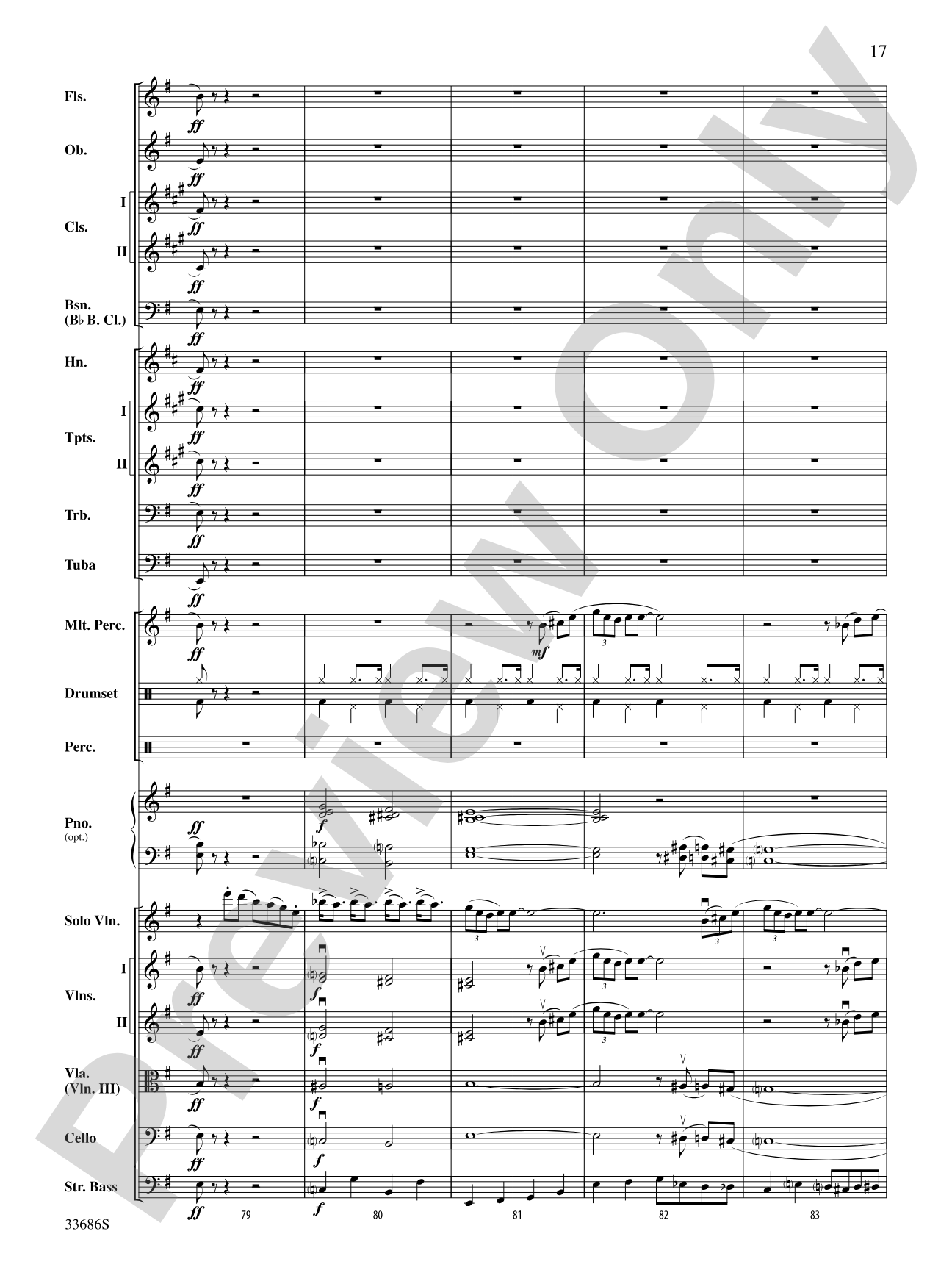 The Pink Panther: Full Orchestra Conductor Score & Parts