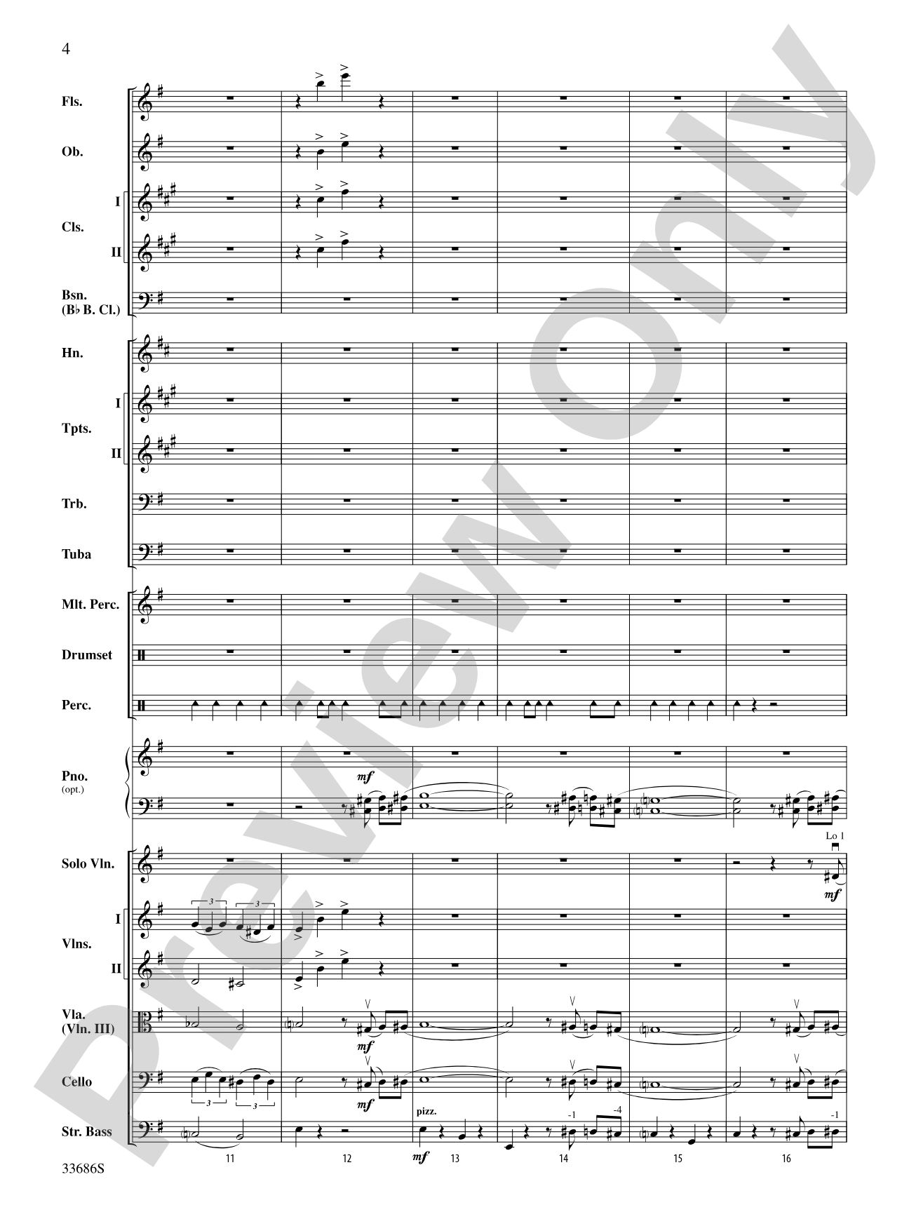 The Pink Panther: Full Orchestra Conductor Score & Parts