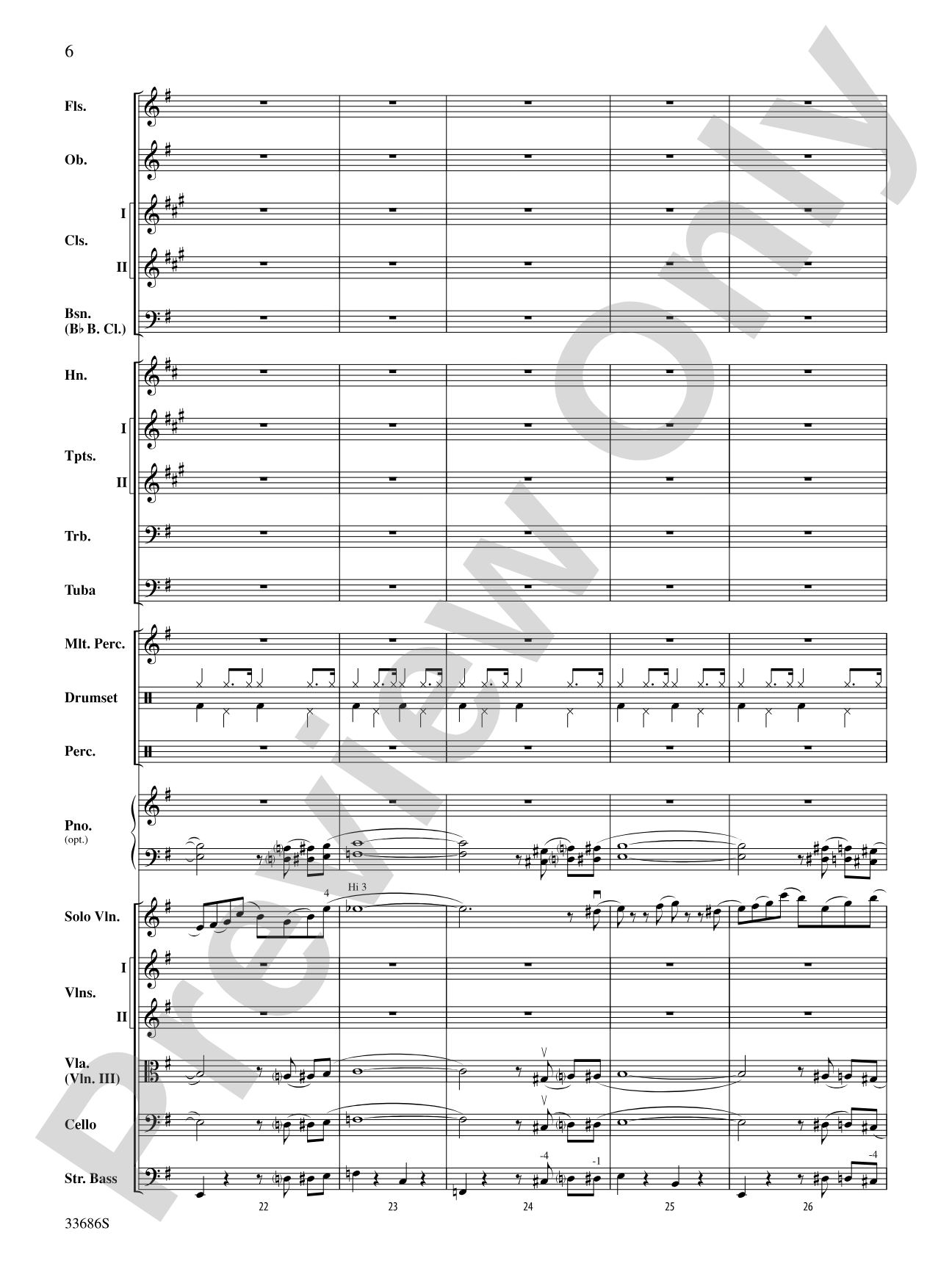 The Pink Panther: Full Orchestra Conductor Score & Parts
