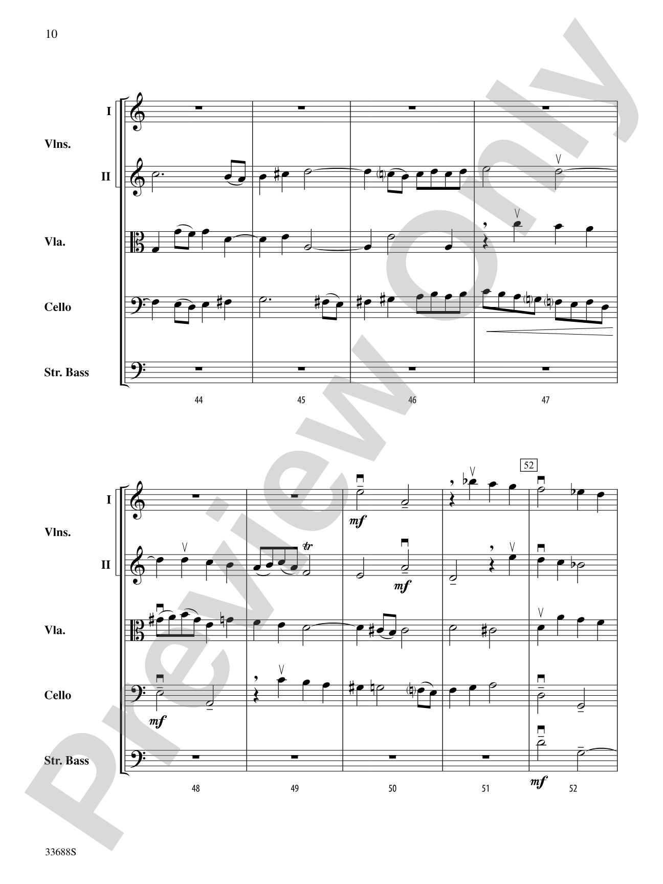 Prelude and Fugue in A Minor: String Orchestra Conductor Score & Parts