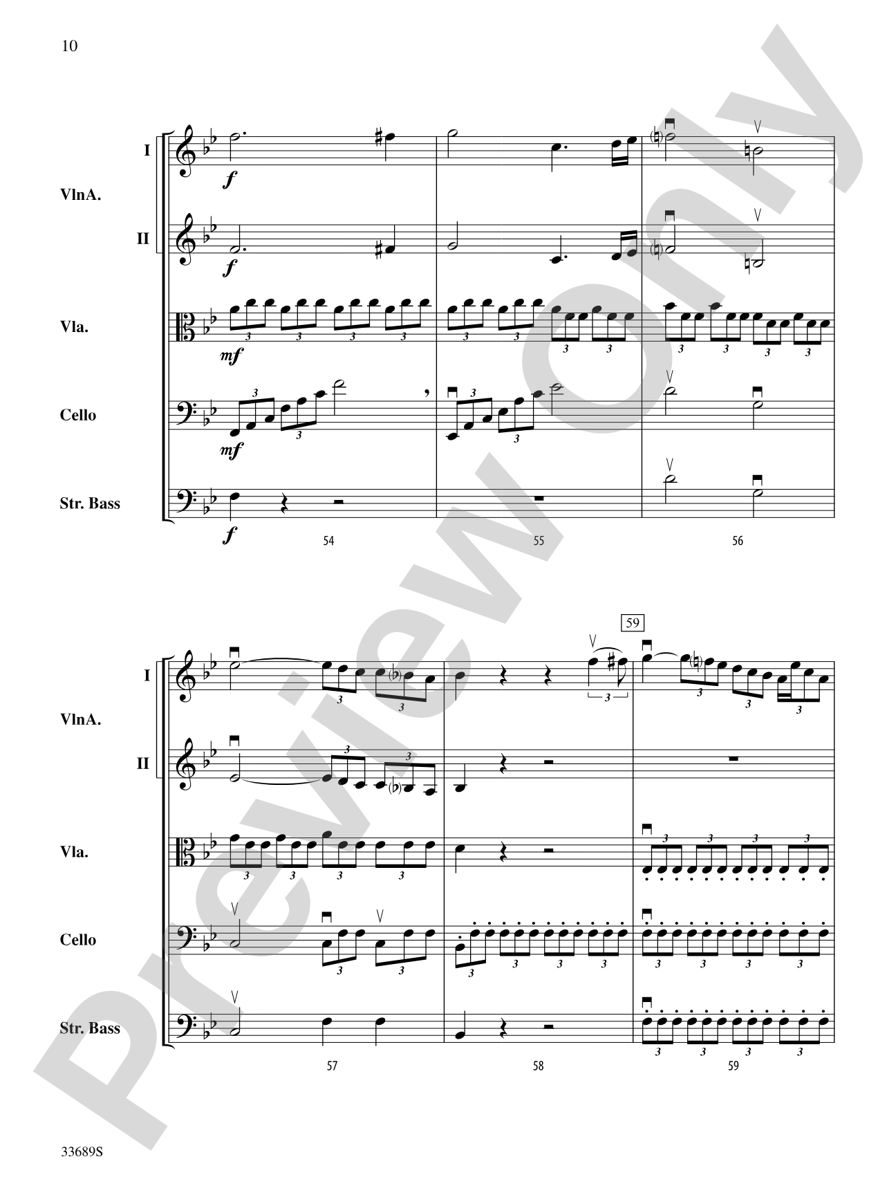 Sonata No. 8 "Pathetique": String Orchestra Conductor Score & Parts