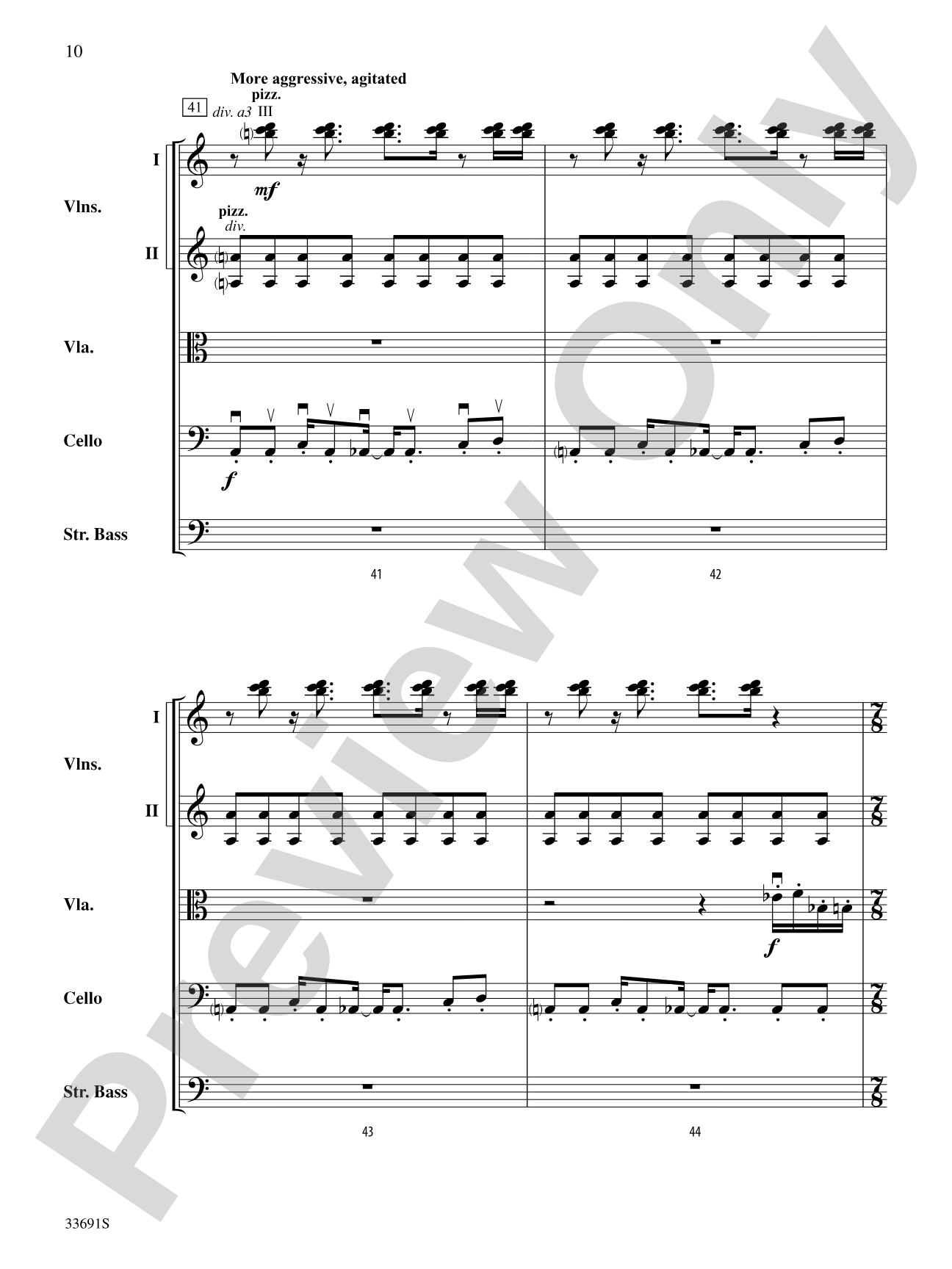 Paranoid Android (from OK Computer): String Orchestra Conductor Score & Parts