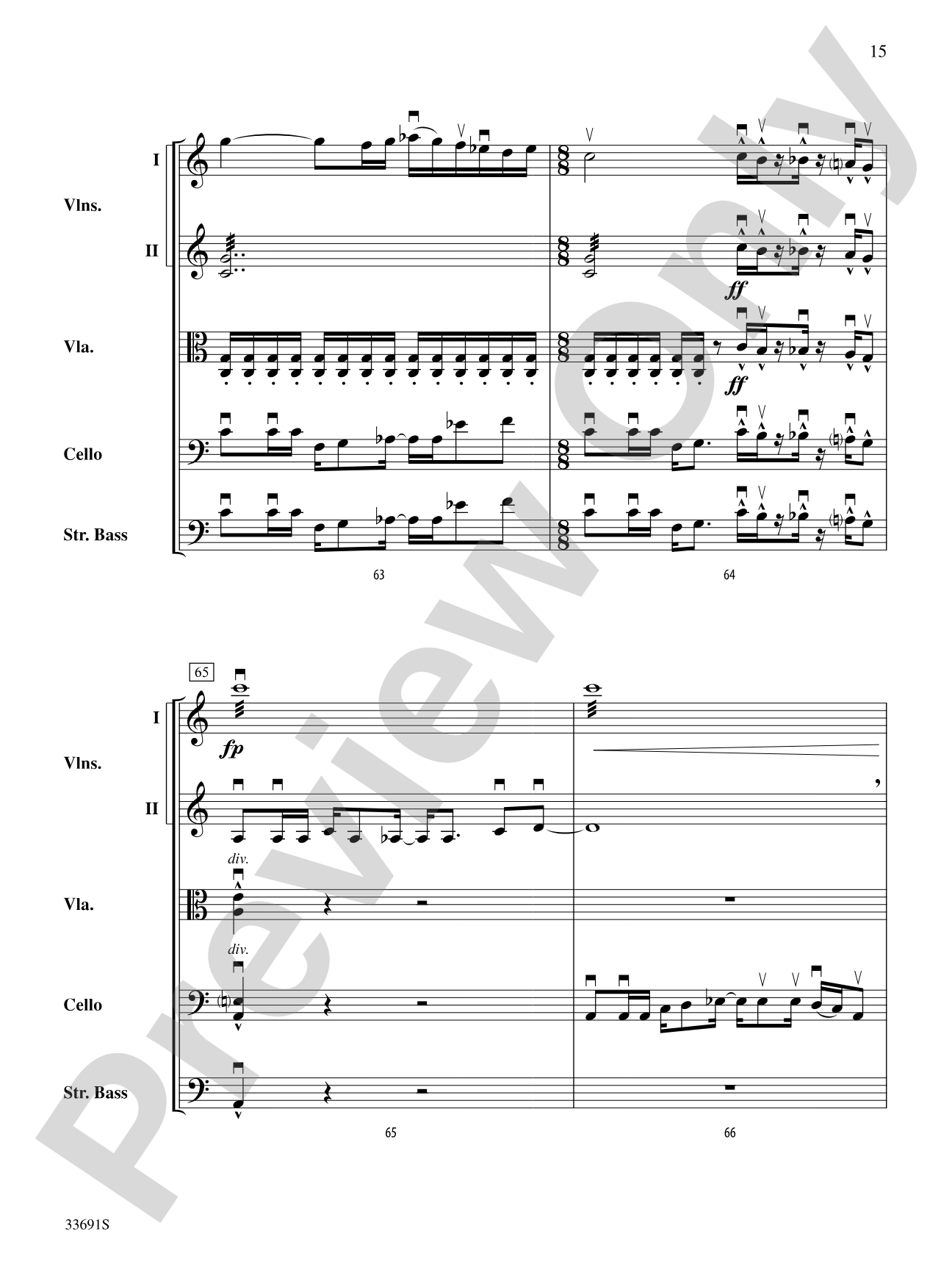 Paranoid Android (from OK Computer): String Orchestra Conductor Score & Parts