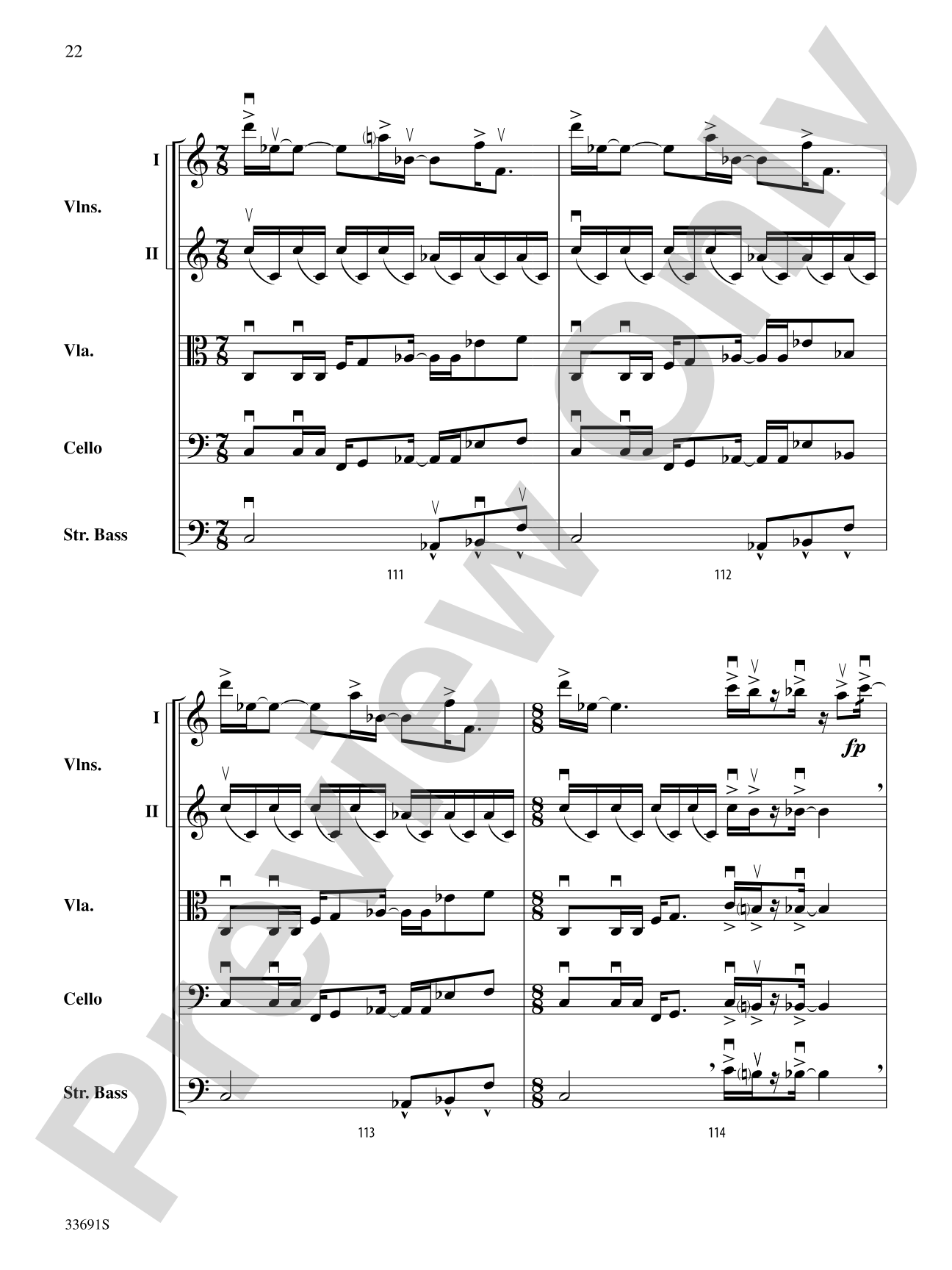 Paranoid Android (from OK Computer): String Orchestra Conductor Score & Parts