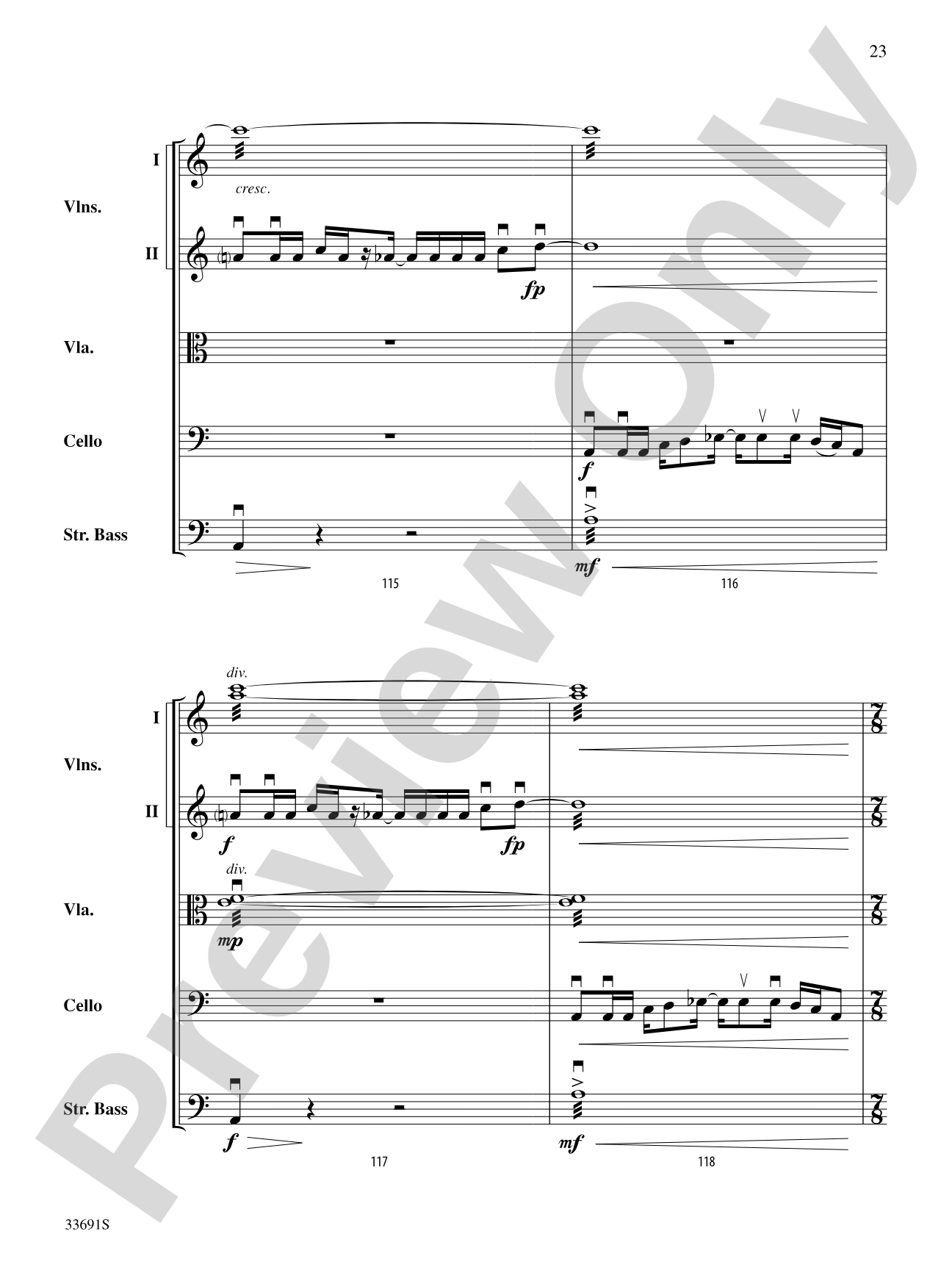 Paranoid Android (from OK Computer): String Orchestra Conductor Score & Parts