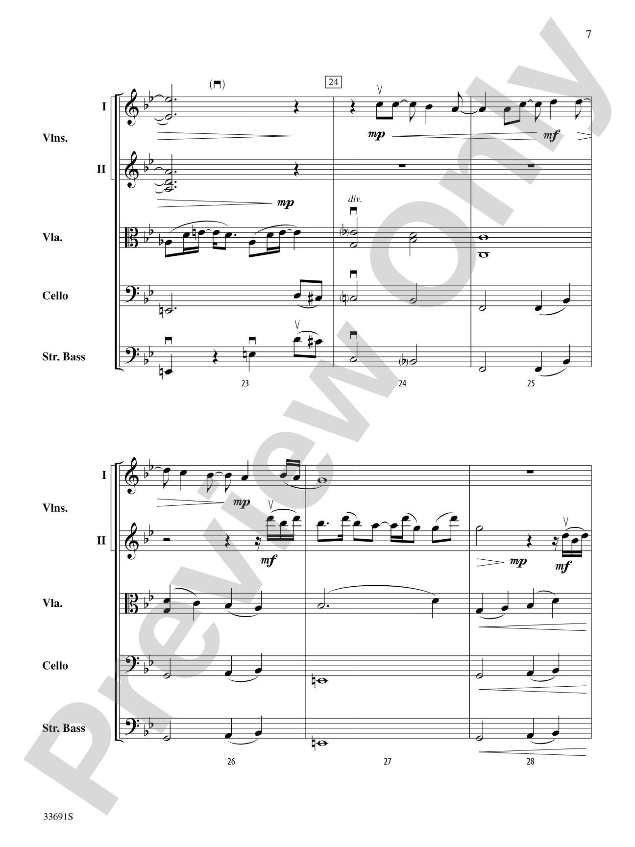 Paranoid Android (from OK Computer): String Orchestra Conductor Score & Parts