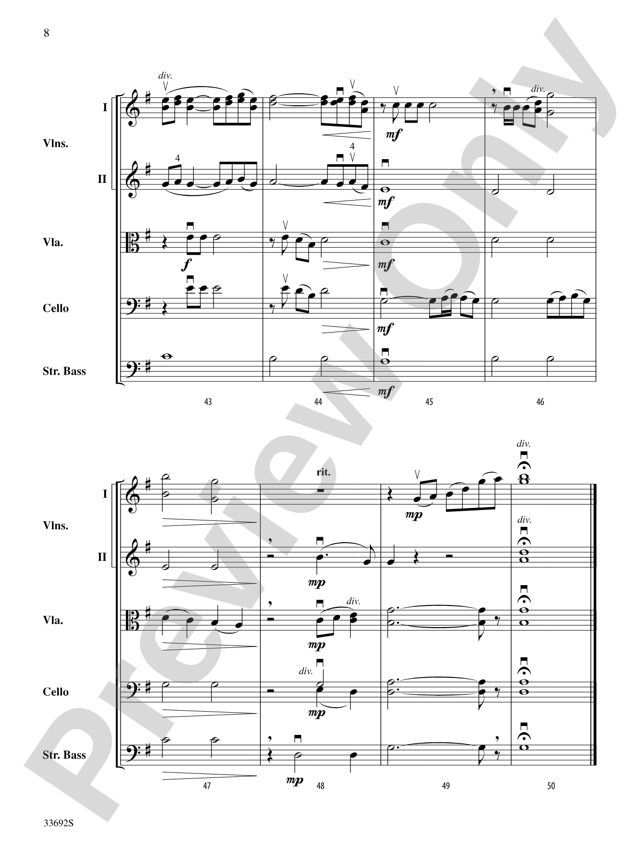 Out Here on My Own (from the motion picture Fame): String Orchestra Conductor Score & Parts
