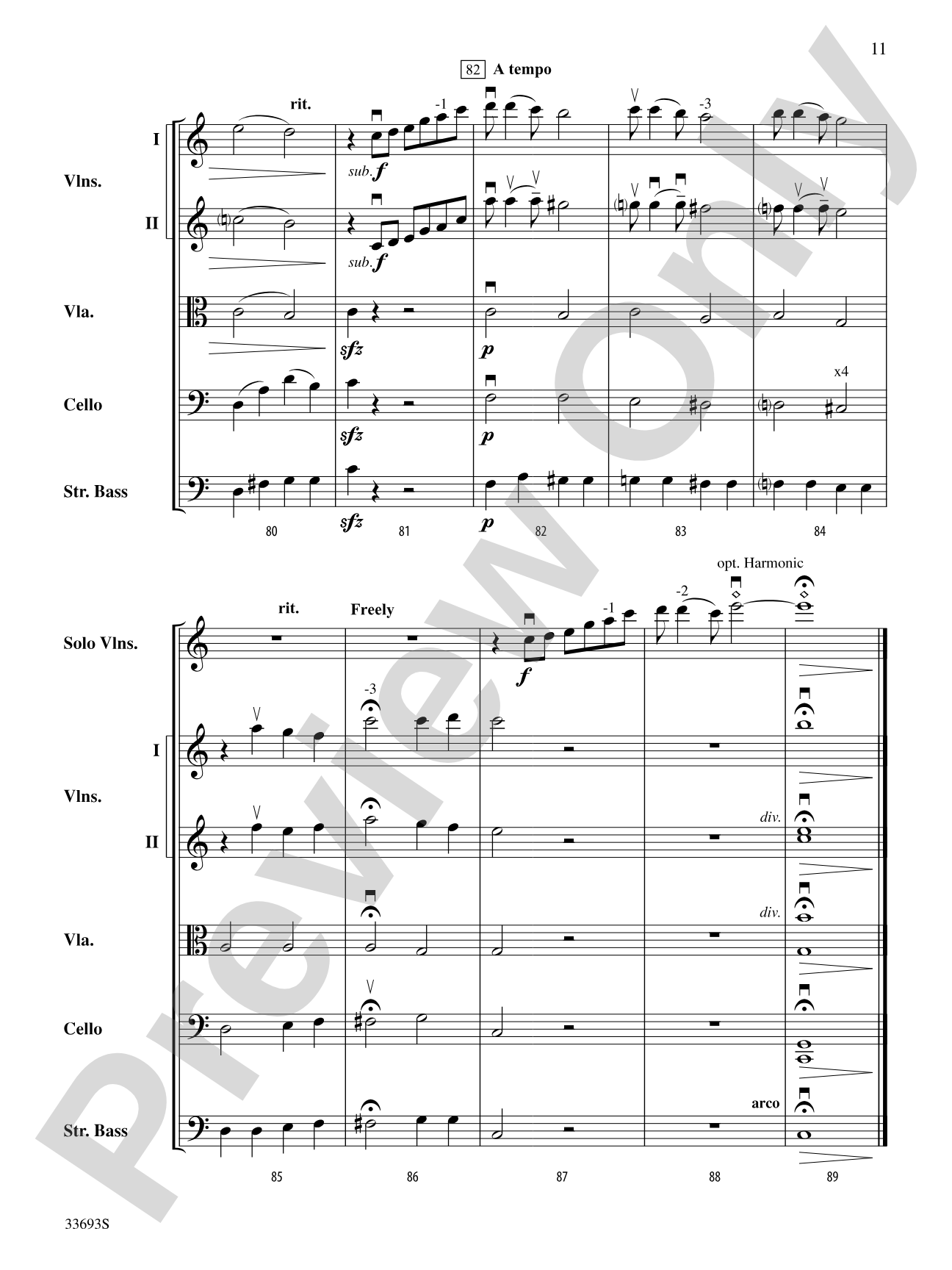 Someone to Watch Over Me: String Orchestra Conductor Score & Parts