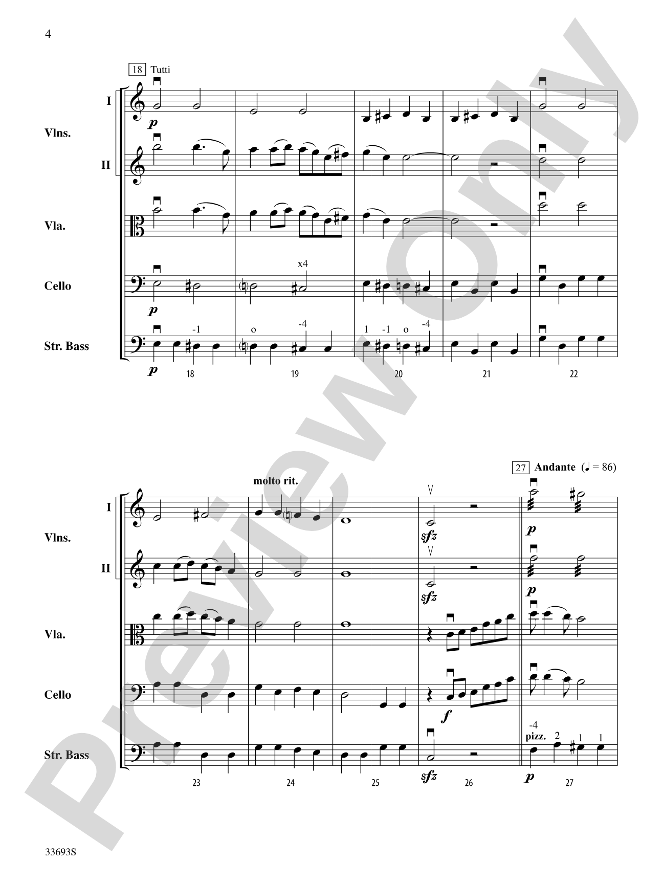 Someone to Watch Over Me: String Orchestra Conductor Score & Parts