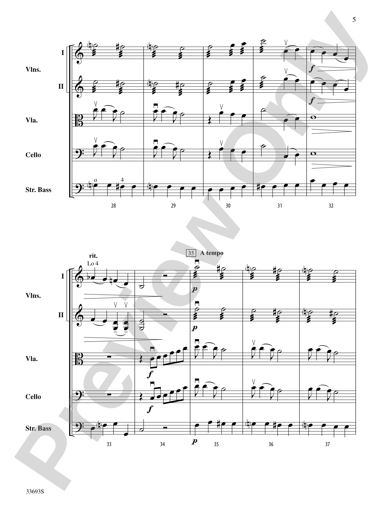 Someone to Watch Over Me: String Orchestra Conductor Score & Parts