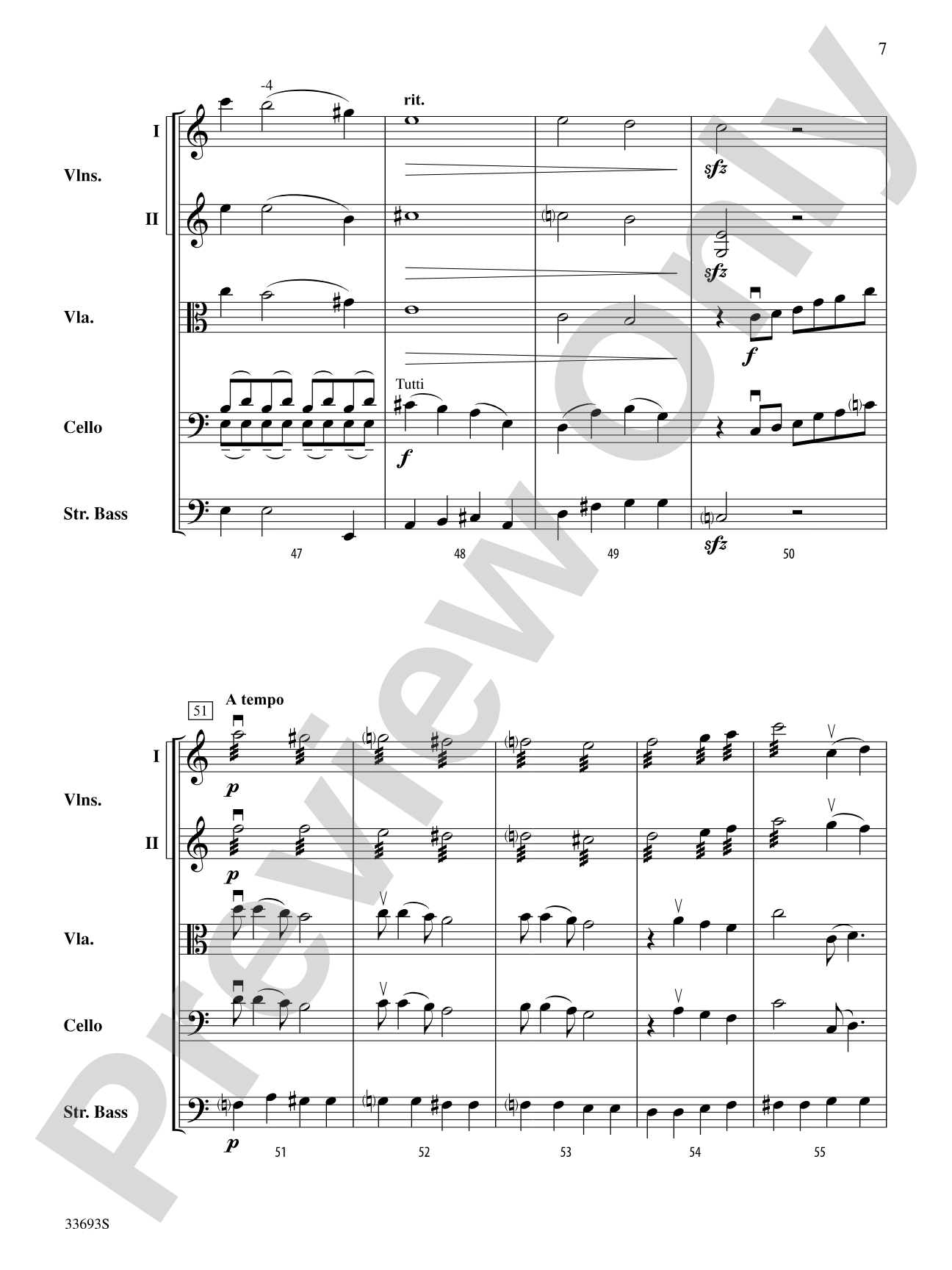 Someone to Watch Over Me: String Orchestra Conductor Score & Parts