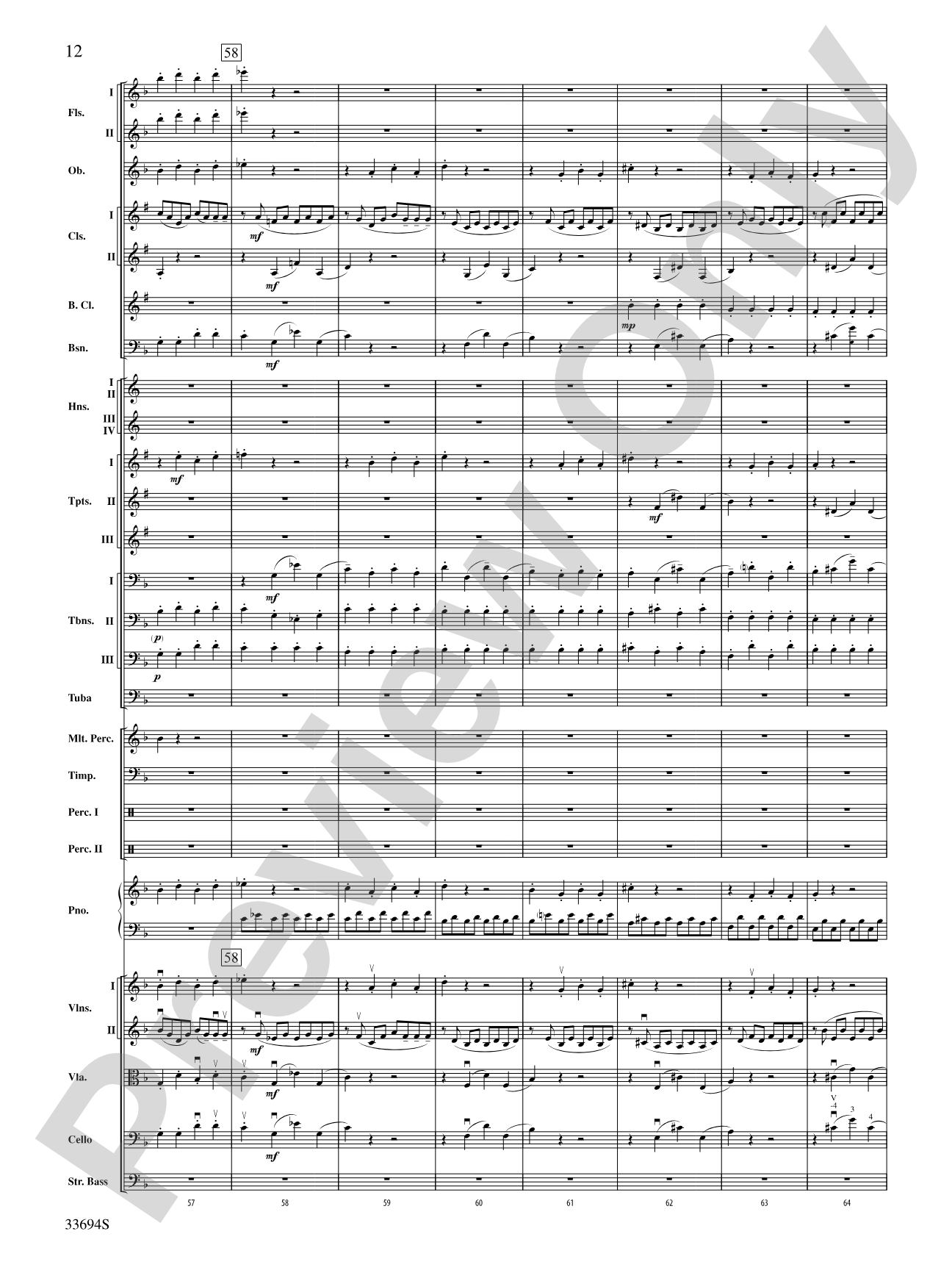 Toccata and Fugue in D Minor: Full Orchestra Conductor Score & Parts