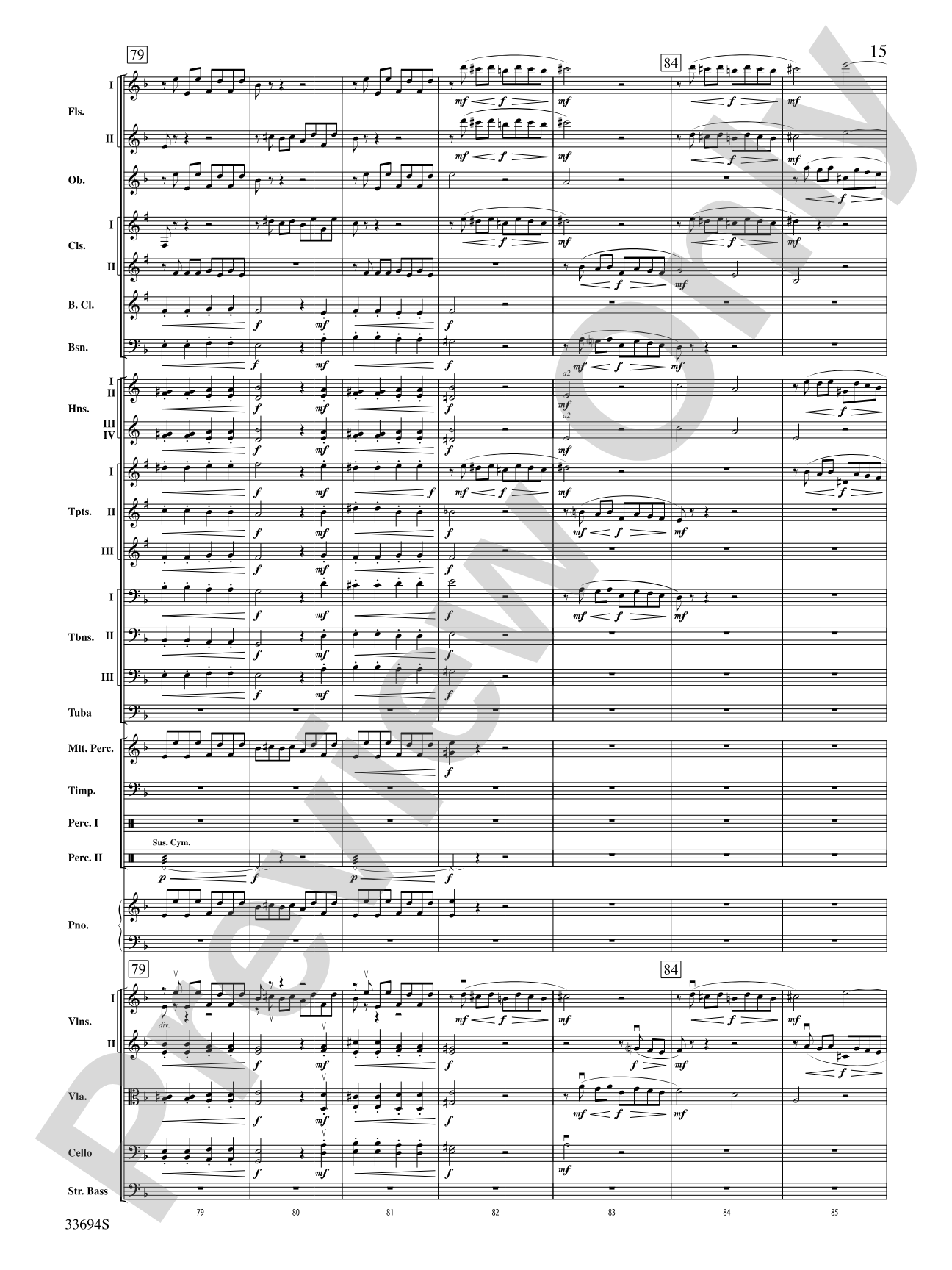 Toccata and Fugue in D Minor: Full Orchestra Conductor Score & Parts