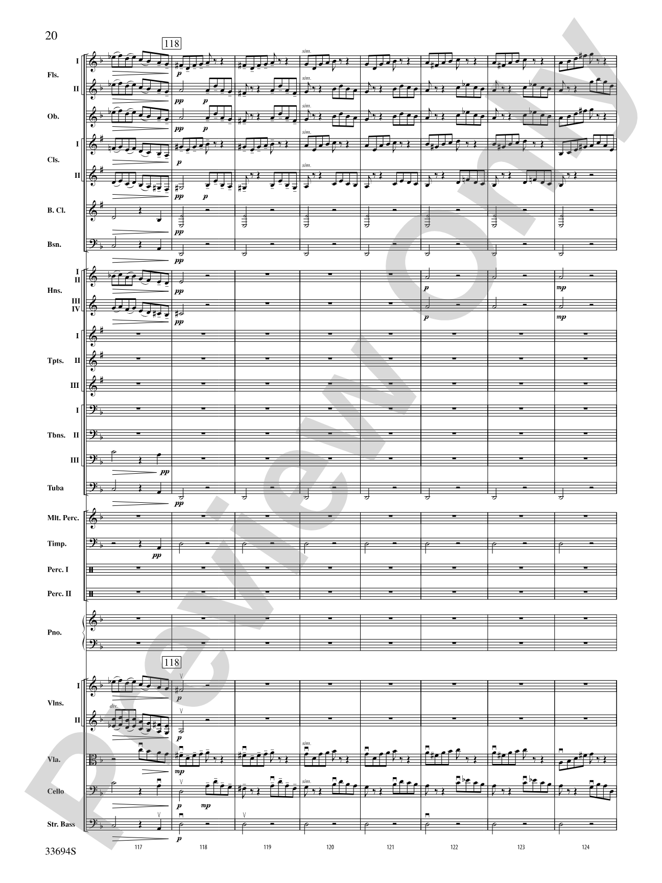 Toccata and Fugue in D Minor: Full Orchestra Conductor Score & Parts