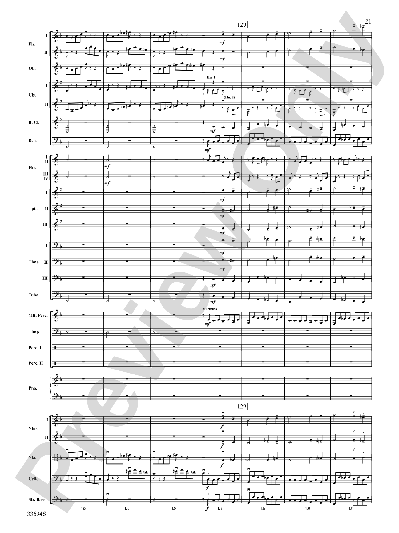 Toccata and Fugue in D Minor: Full Orchestra Conductor Score & Parts