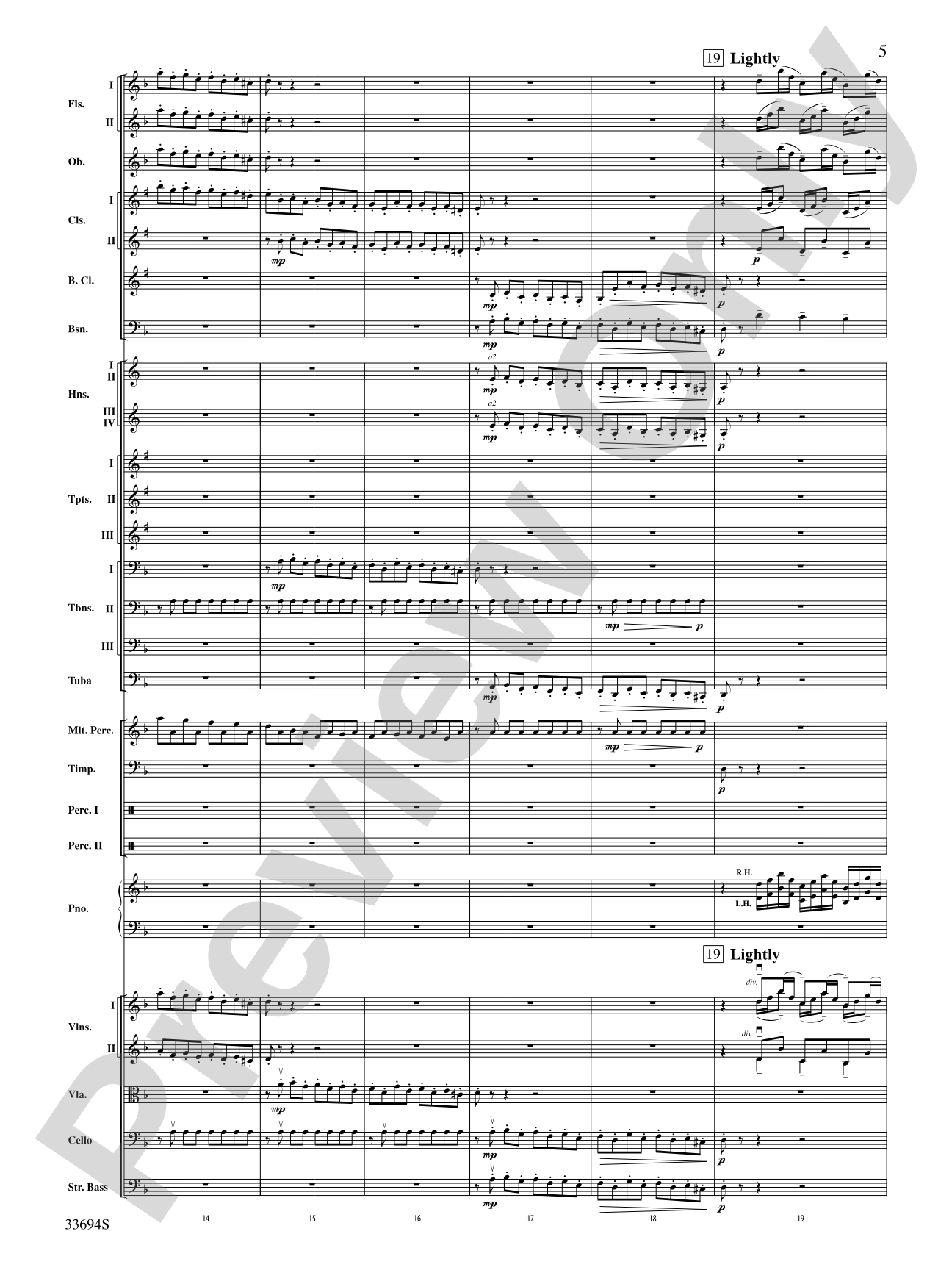Toccata and Fugue in D Minor: Full Orchestra Conductor Score & Parts