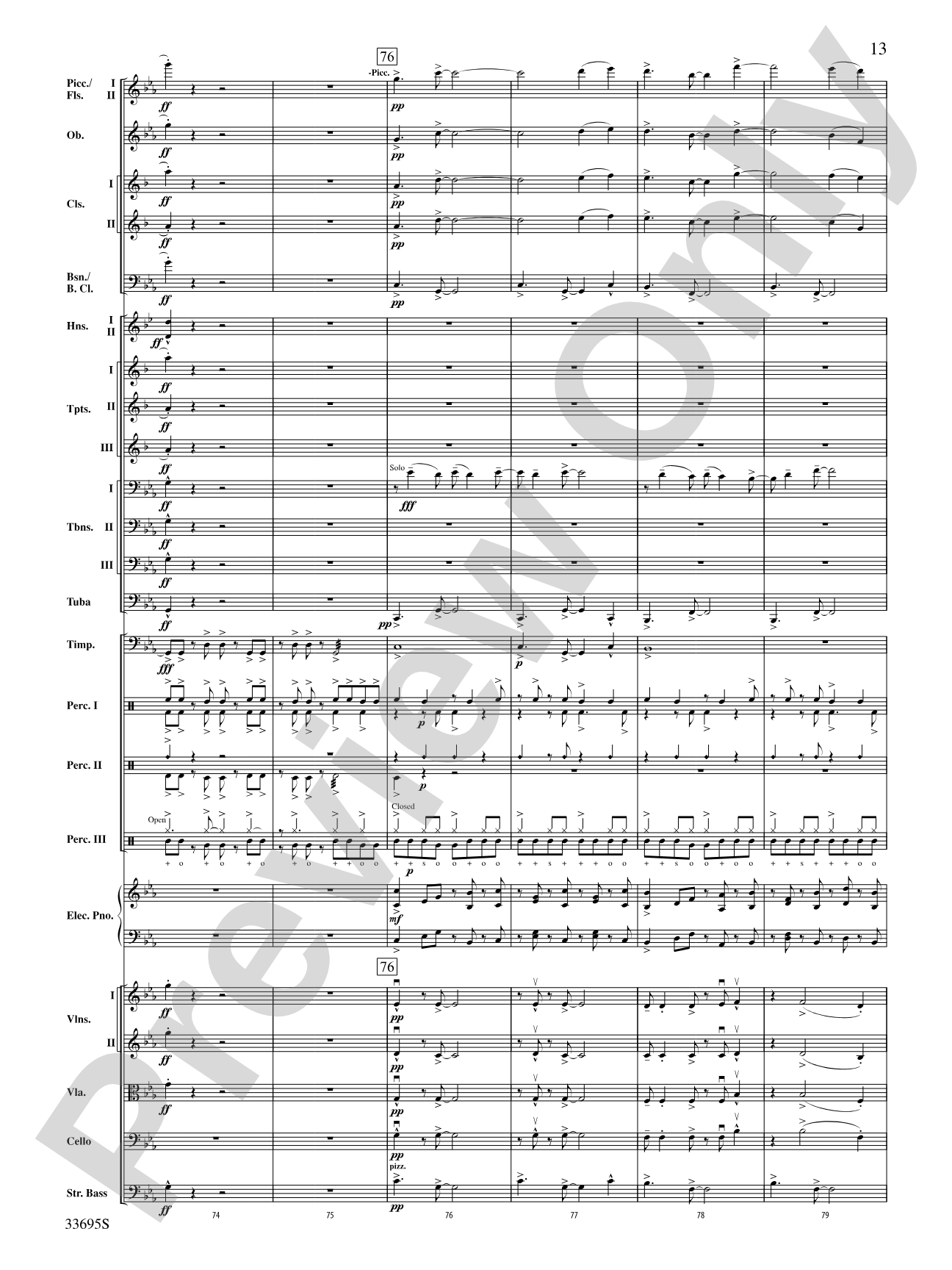Danzas Cubanas: Full Orchestra Conductor Score & Parts