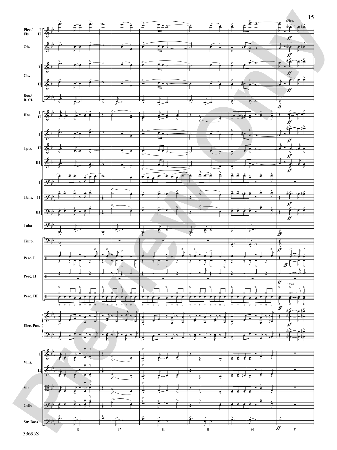 Danzas Cubanas: Full Orchestra Conductor Score & Parts