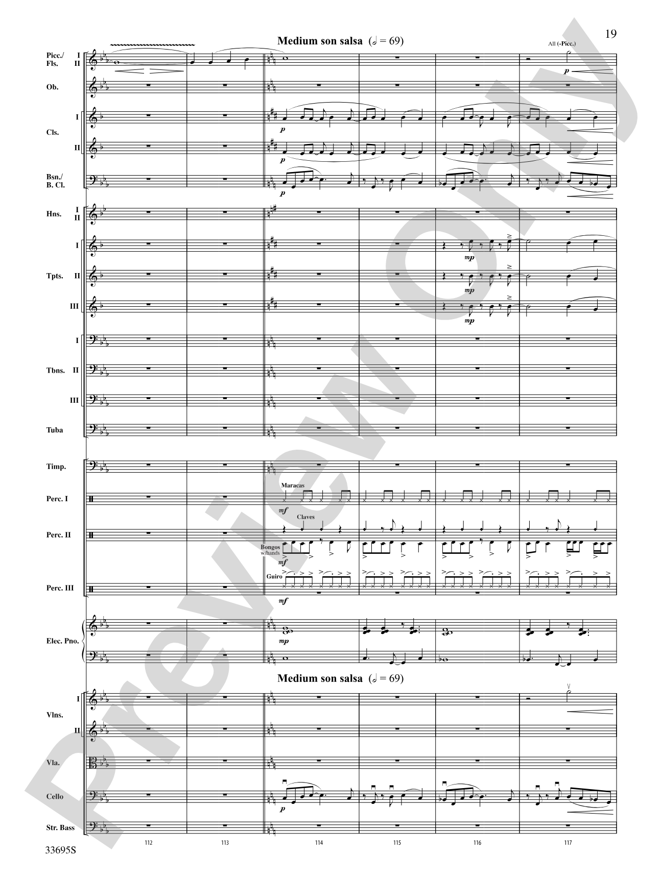 Danzas Cubanas: Full Orchestra Conductor Score & Parts