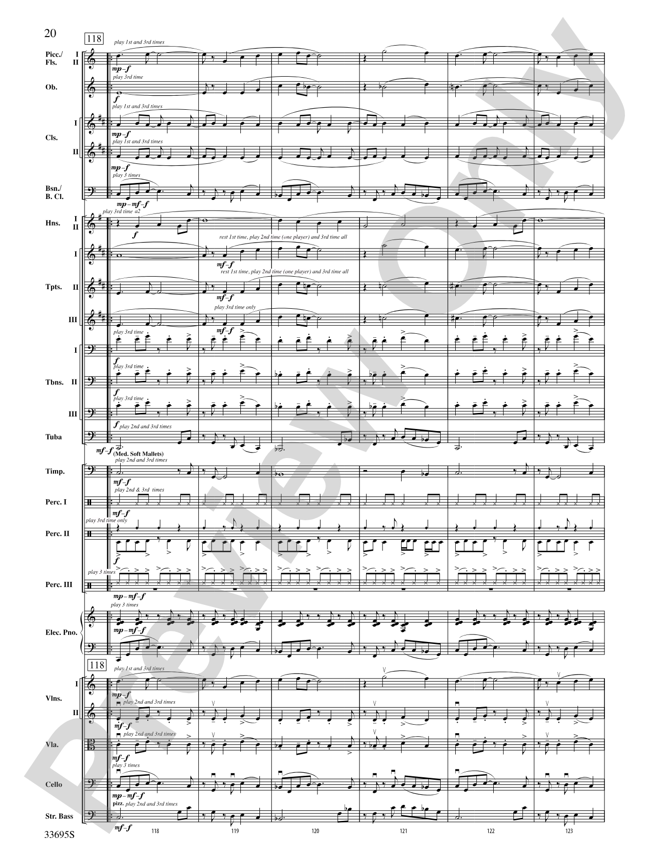 Danzas Cubanas: Full Orchestra Conductor Score & Parts