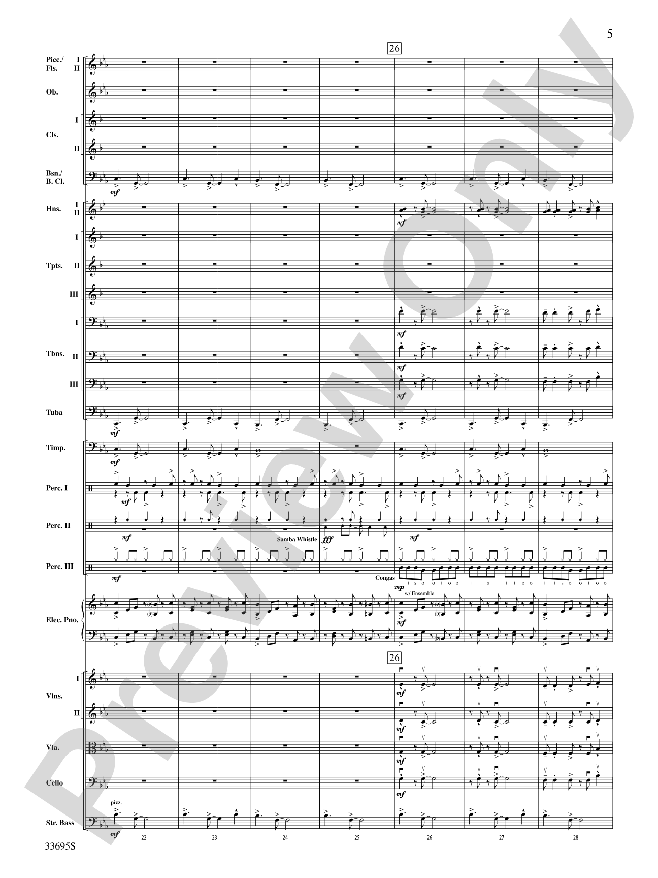 Danzas Cubanas: Full Orchestra Conductor Score & Parts