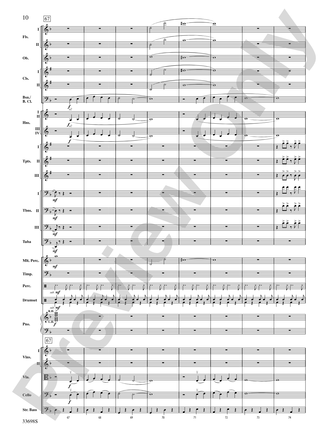 It Had Better Be Tonight (from The Pink Panther): Full Orchestra Conductor Score & Parts
