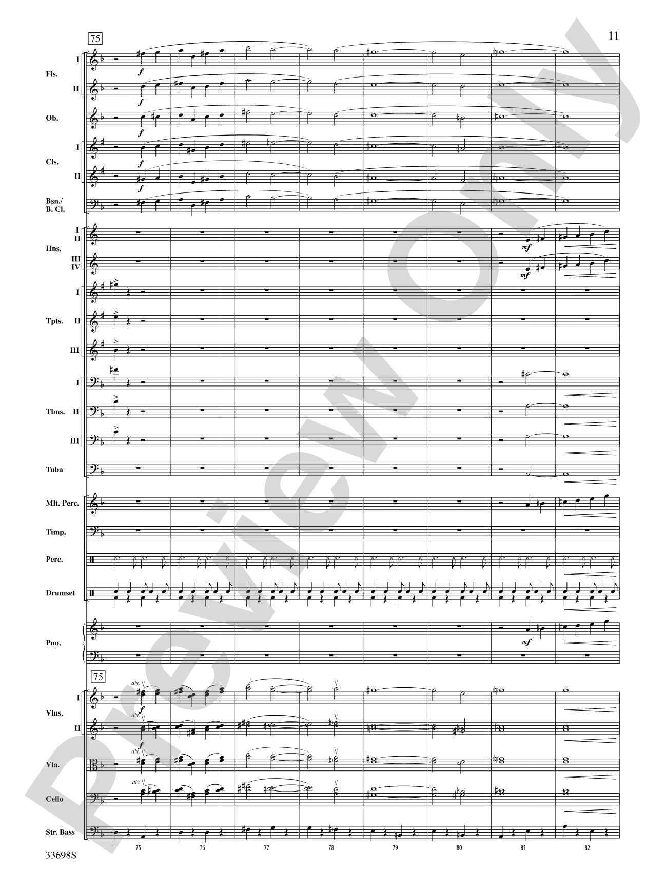 It Had Better Be Tonight (from The Pink Panther): Full Orchestra Conductor Score & Parts