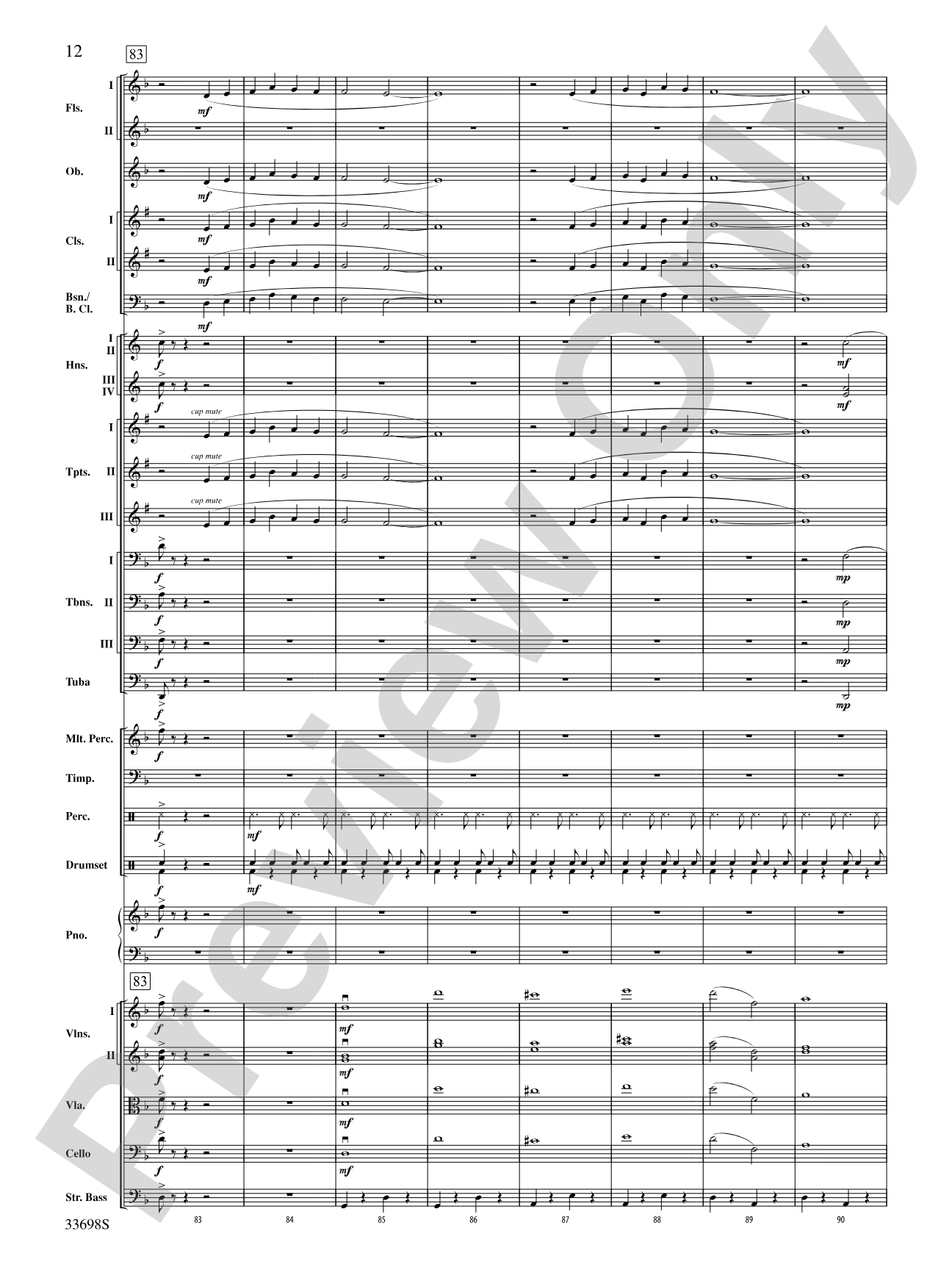 It Had Better Be Tonight (from The Pink Panther): Full Orchestra Conductor Score & Parts