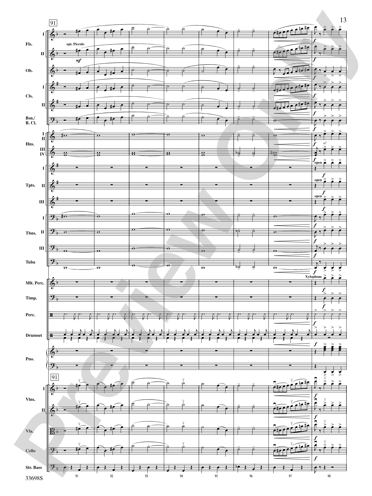 It Had Better Be Tonight (from The Pink Panther): Full Orchestra Conductor Score & Parts