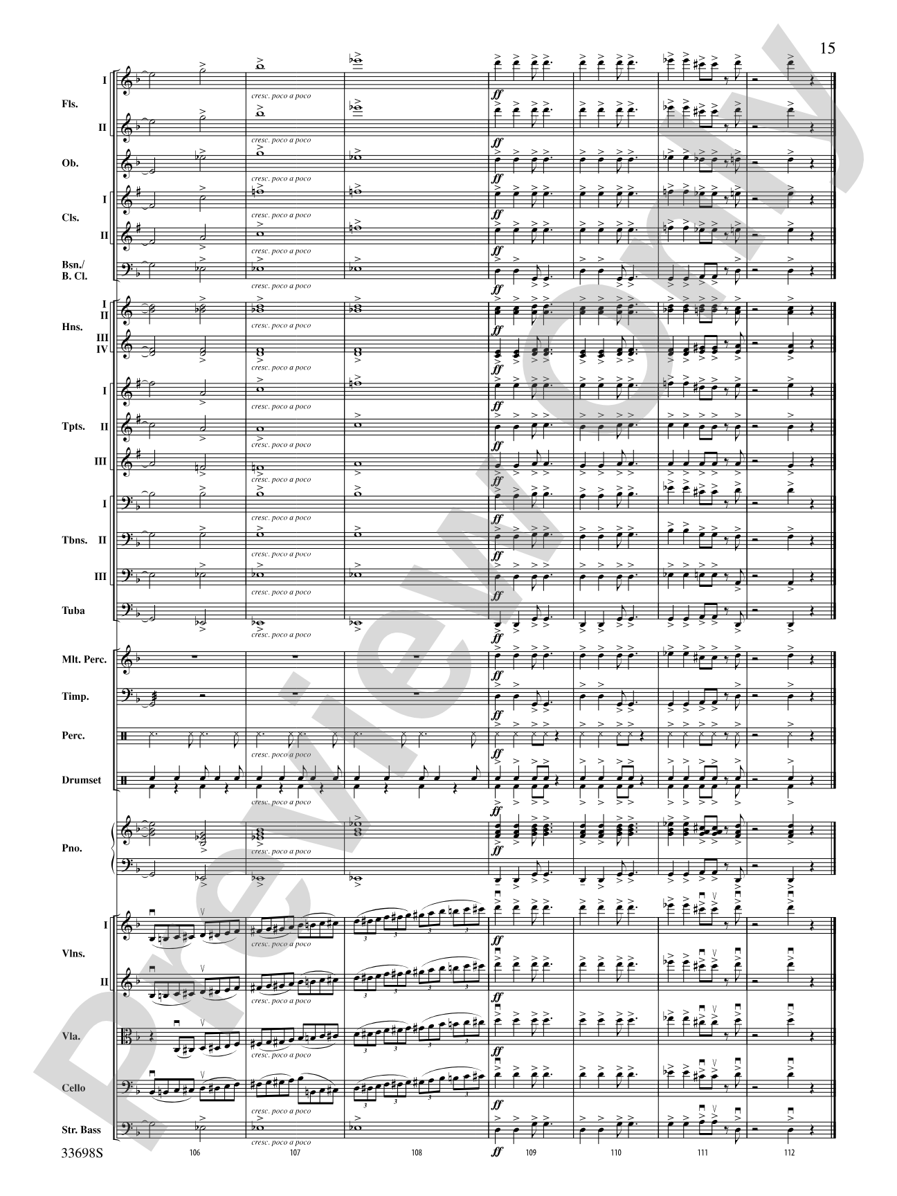 It Had Better Be Tonight (from The Pink Panther): Full Orchestra Conductor Score & Parts