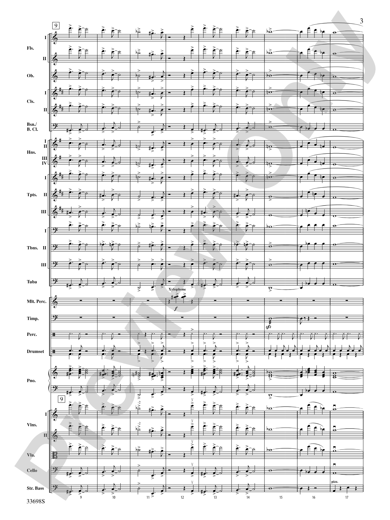 It Had Better Be Tonight (from The Pink Panther): Full Orchestra Conductor Score & Parts