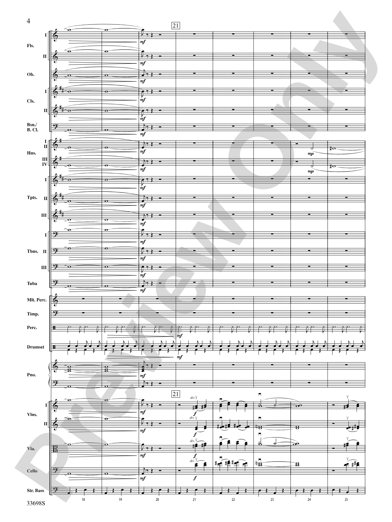 It Had Better Be Tonight (from The Pink Panther): Full Orchestra Conductor Score & Parts