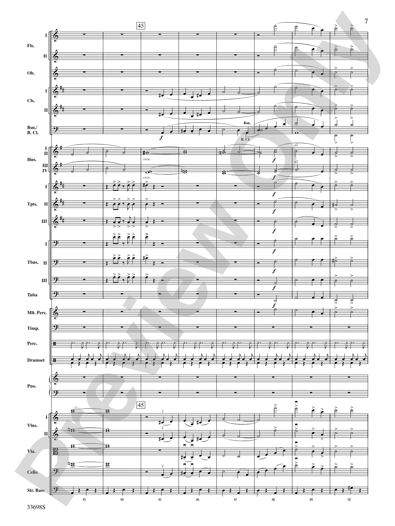 It Had Better Be Tonight (from The Pink Panther): Full Orchestra Conductor Score & Parts