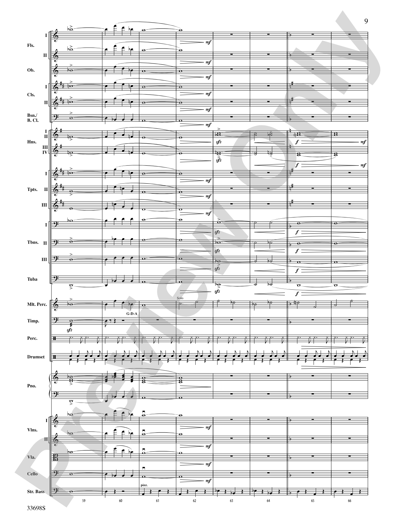 It Had Better Be Tonight (from The Pink Panther): Full Orchestra Conductor Score & Parts
